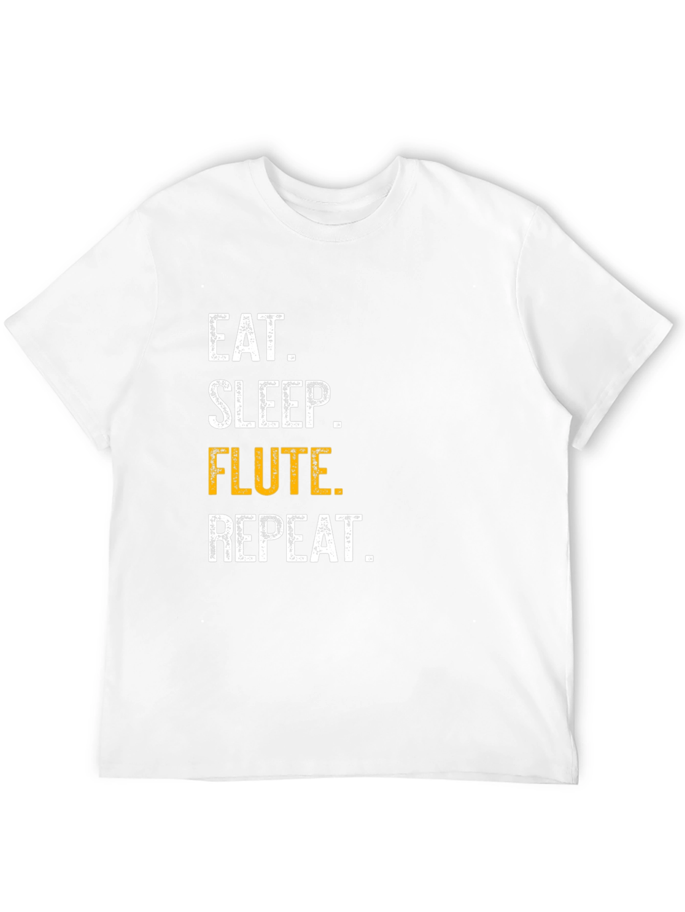 Eat Sleep Flute Repeat Black T-Shirt