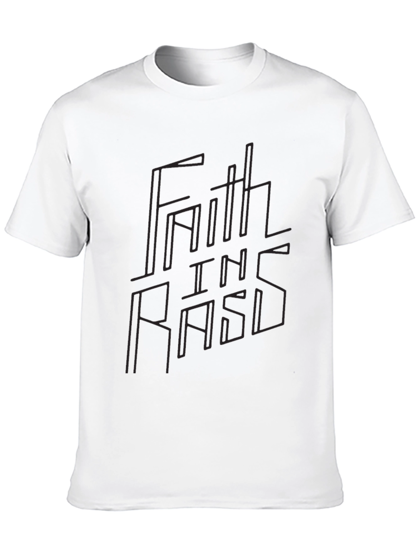 Faith In RASU Graphic T-Shirt - Stylish Menswear