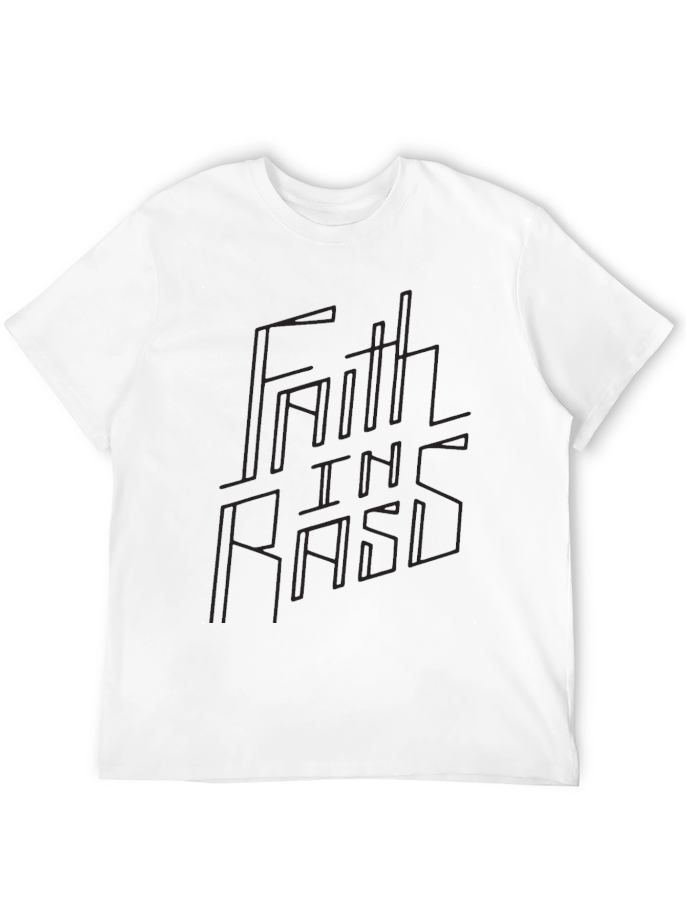 Faith In RASU Graphic T-Shirt - Stylish Menswear