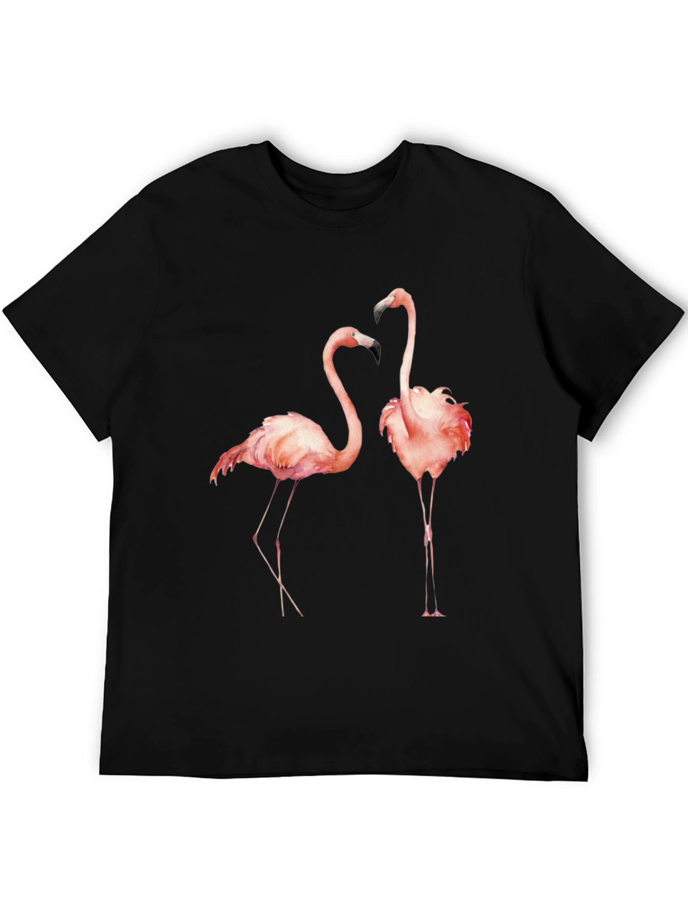 Flamingo Graphic Tee - Stylish Bird Print T-Shirt