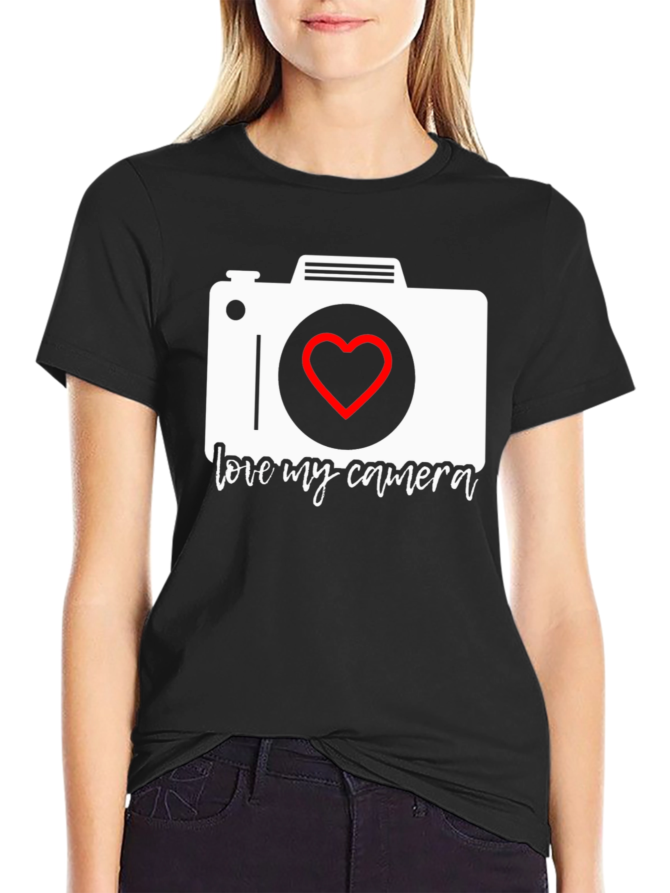 Love My Camera Graphic T-Shirt - Photographer Gift