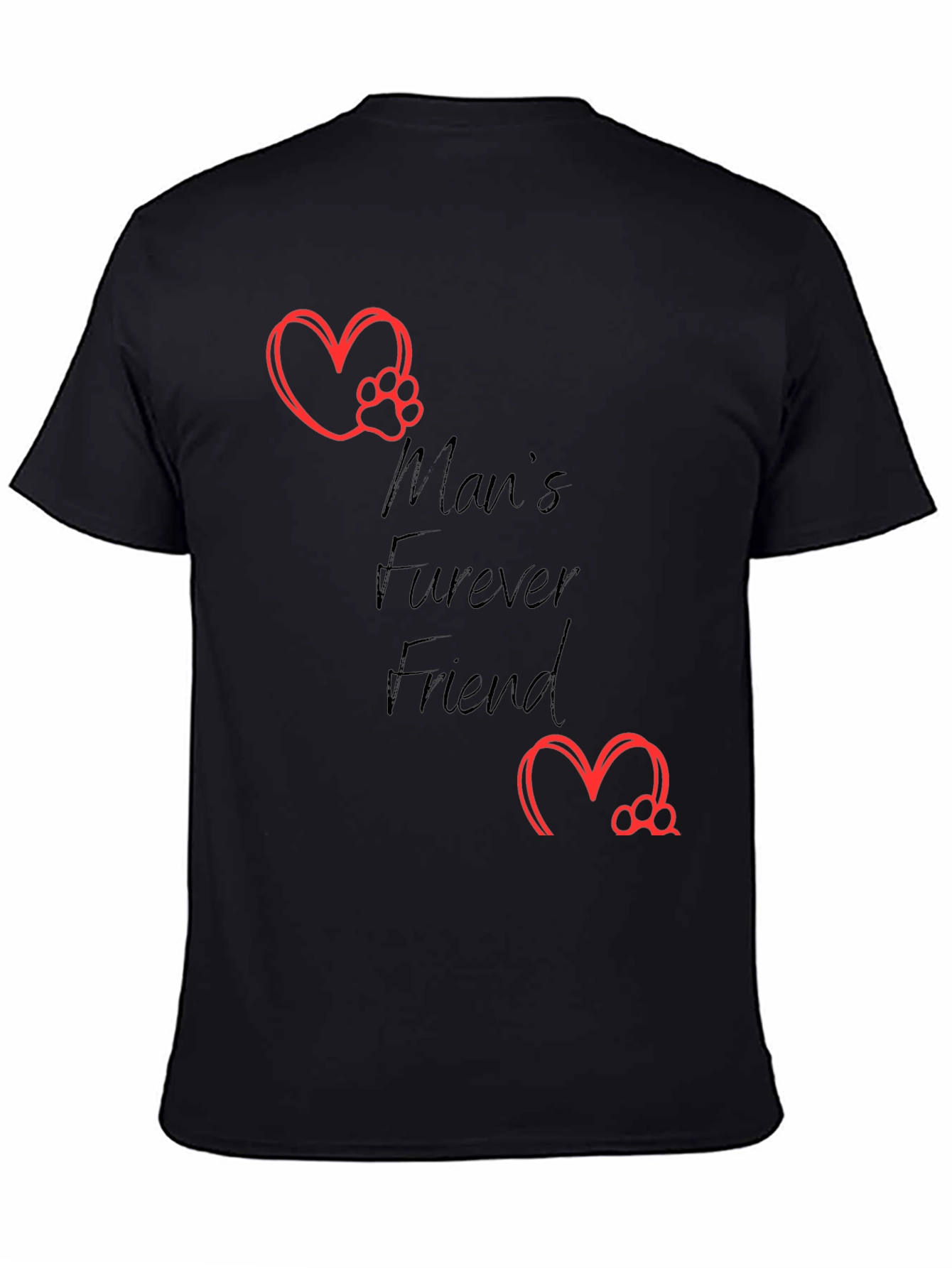Mans Furever Friend T-Shirt - Pet Lover Tee