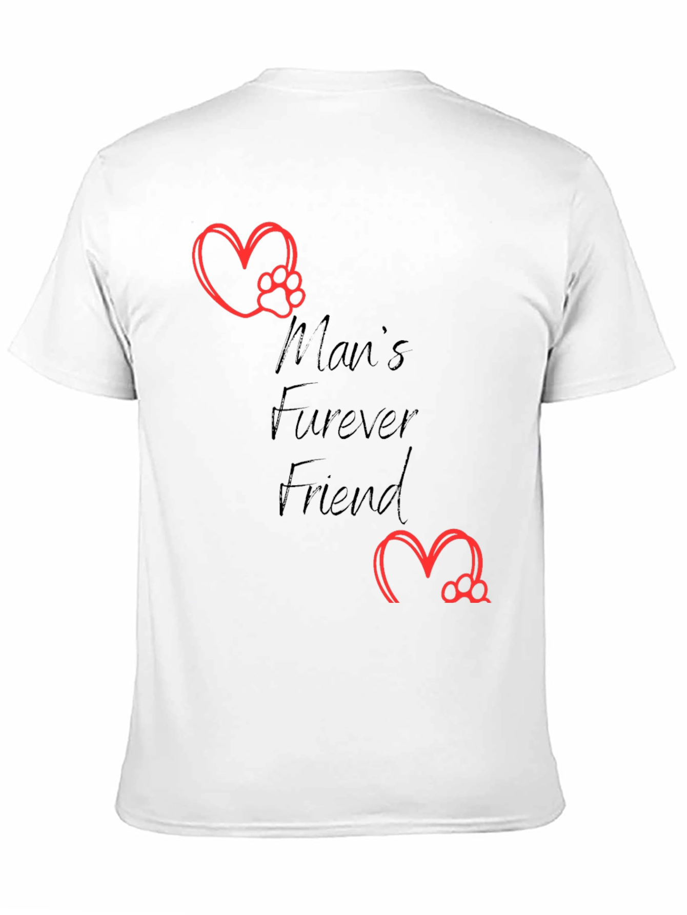 Mans Furever Friend T-Shirt - Pet Lover Tee