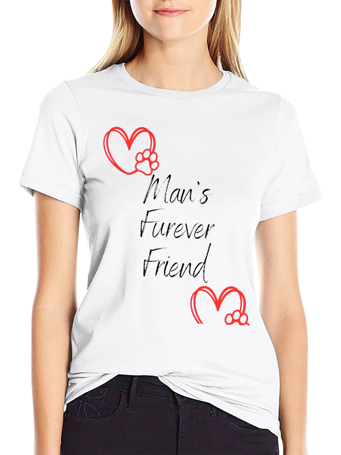 Mans Furever Friend T-Shirt - Pet Lover Tee