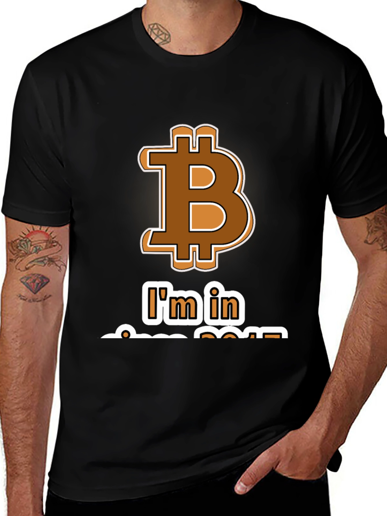 Bitcoin Enthusiast Black T-Shirt
