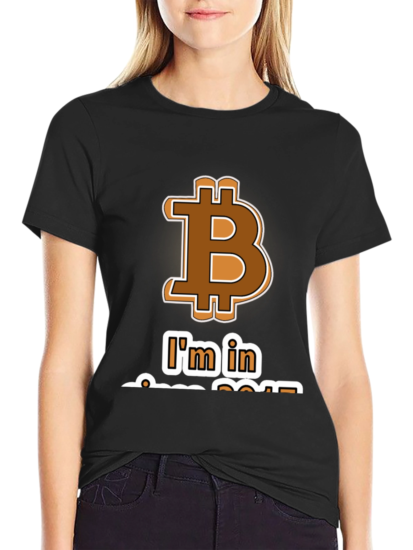 Bitcoin Enthusiast Black T-Shirt