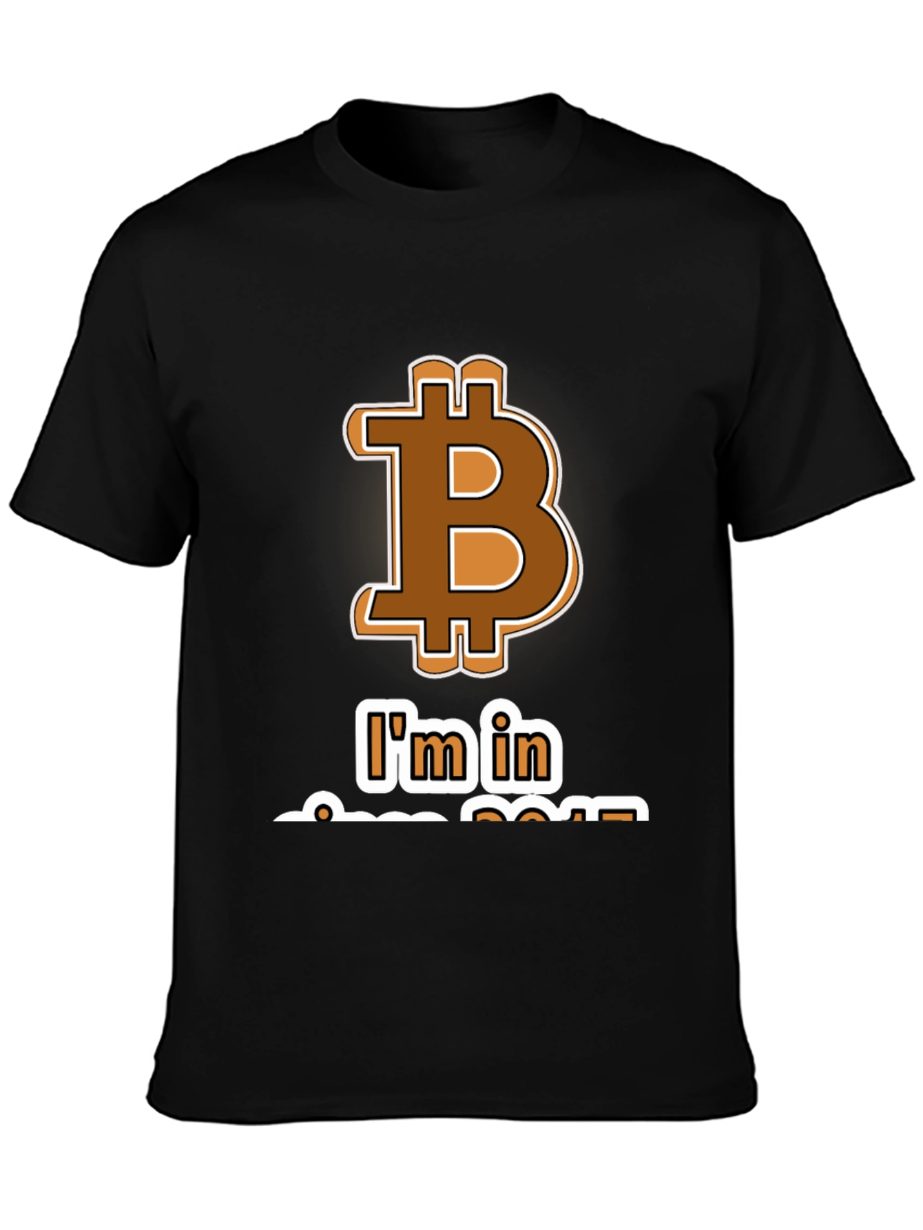 Bitcoin Enthusiast Black T-Shirt