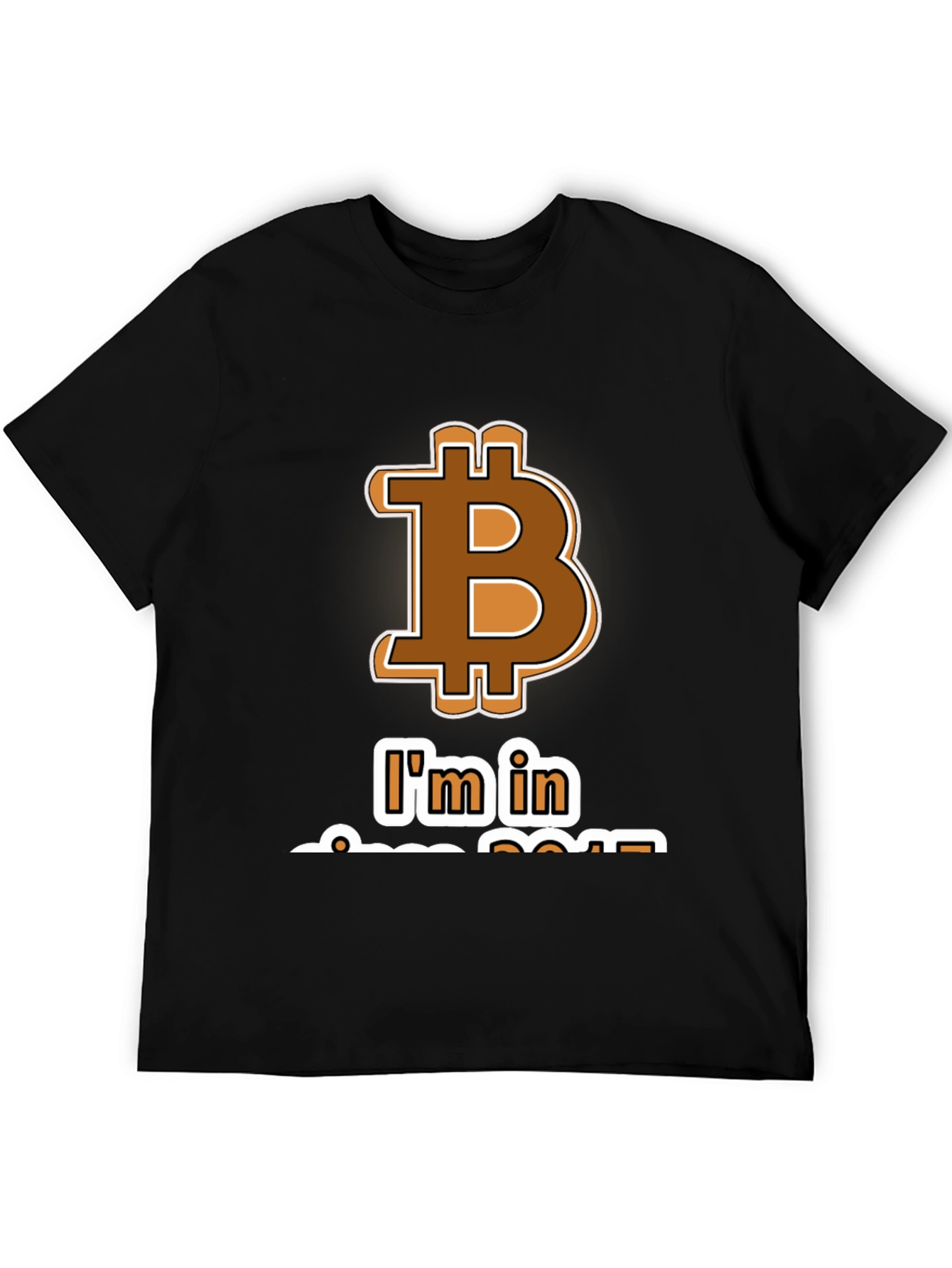 Bitcoin Enthusiast Black T-Shirt