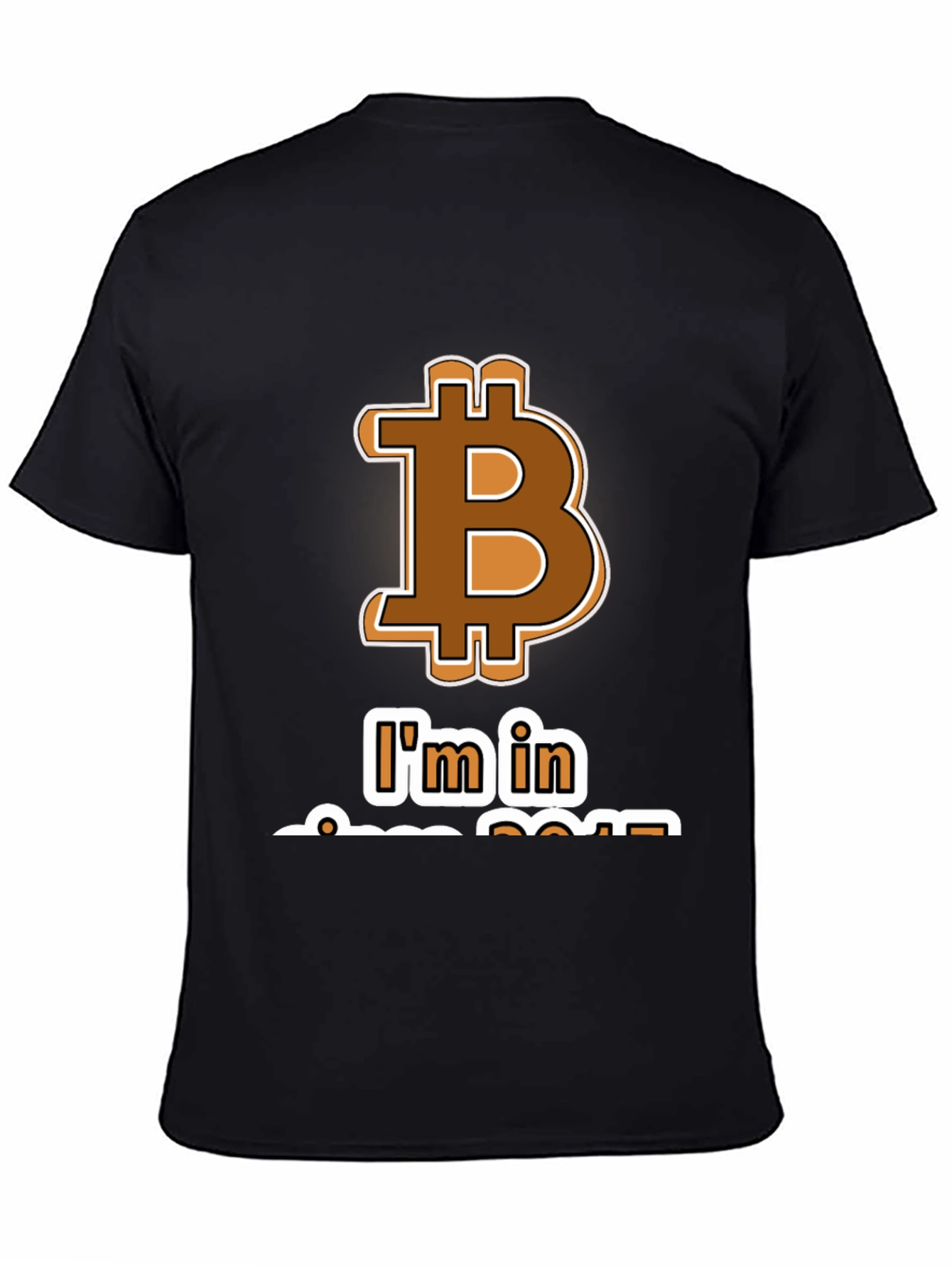Bitcoin Enthusiast Black T-Shirt