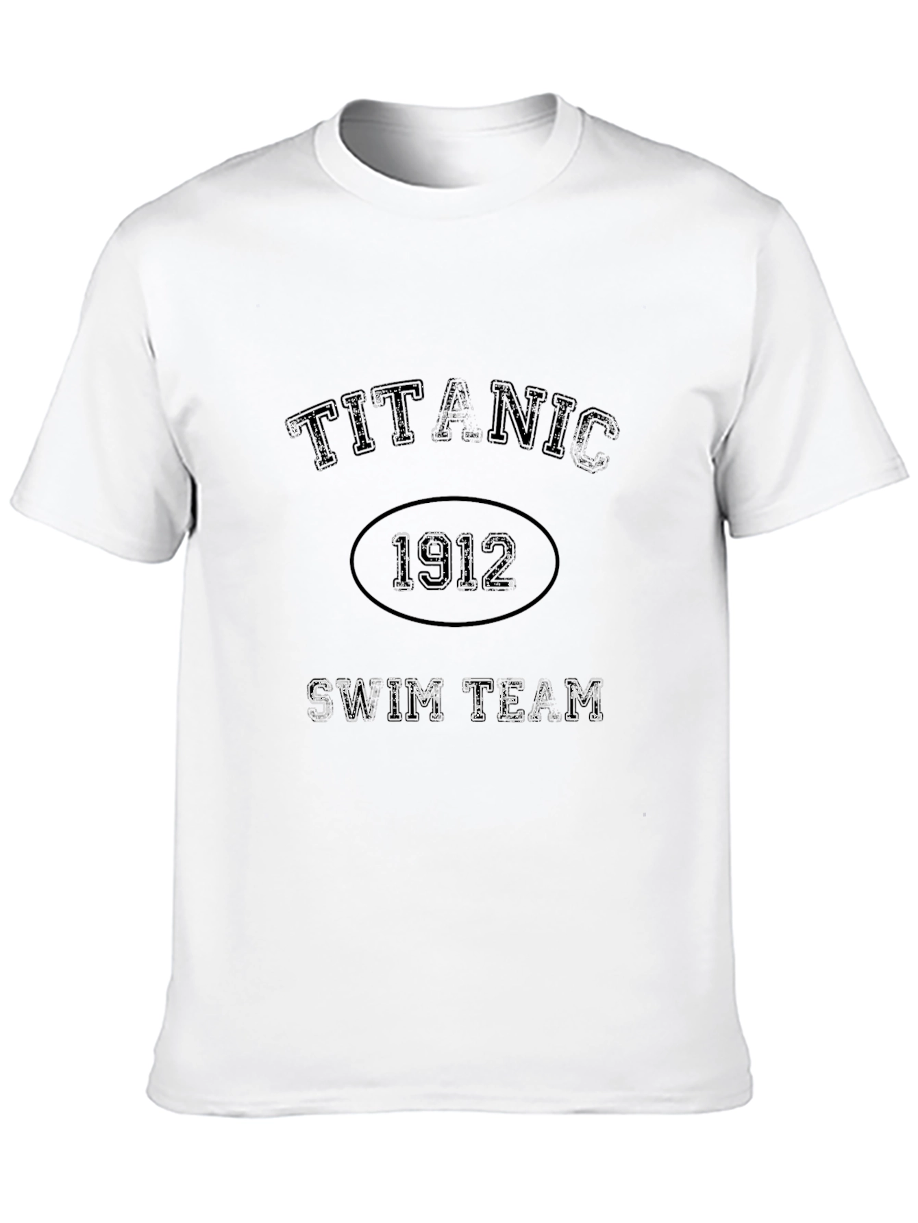Titanic Swim Team 1912 Black T-Shirt