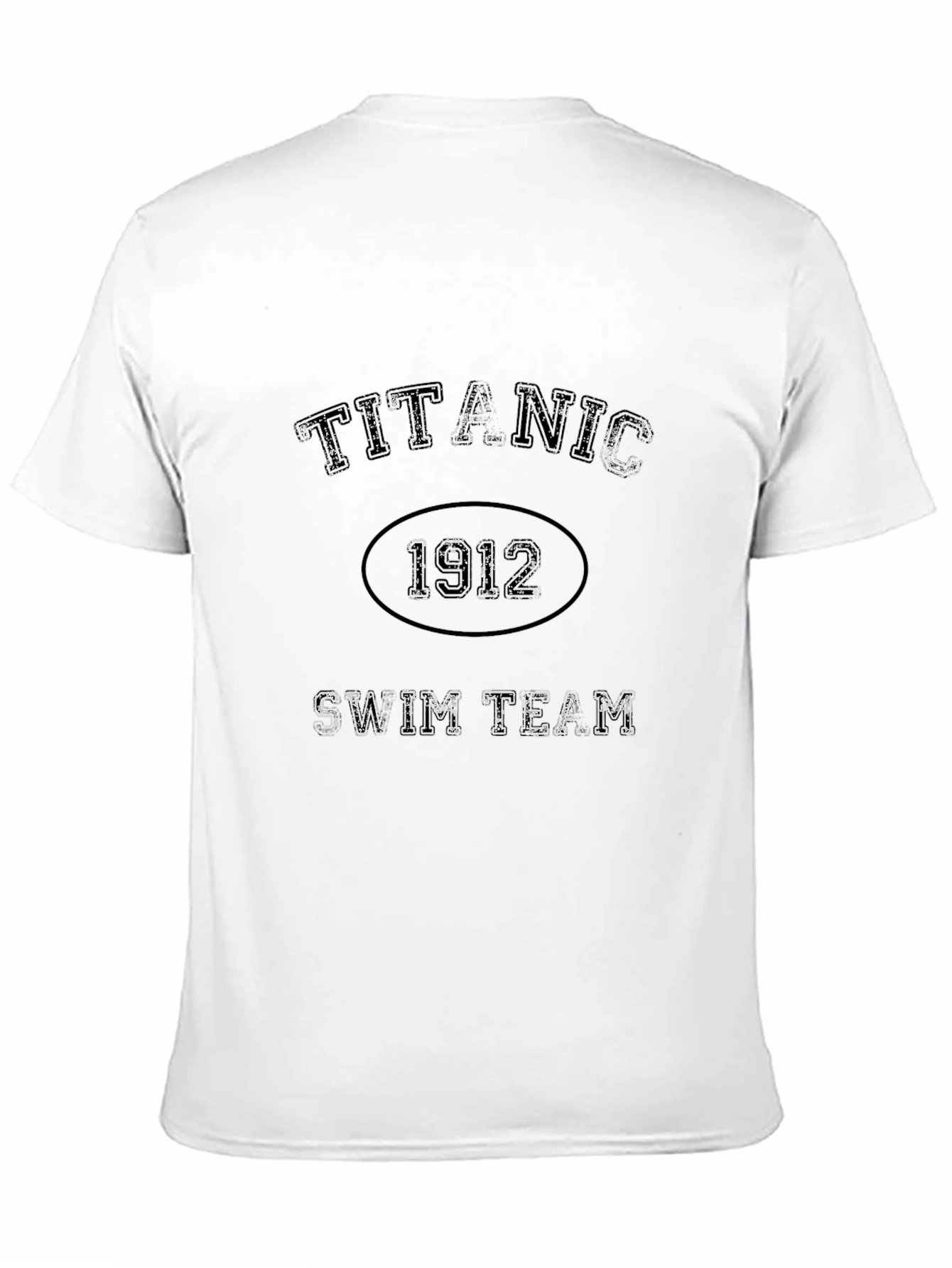 Titanic Swim Team 1912 Black T-Shirt