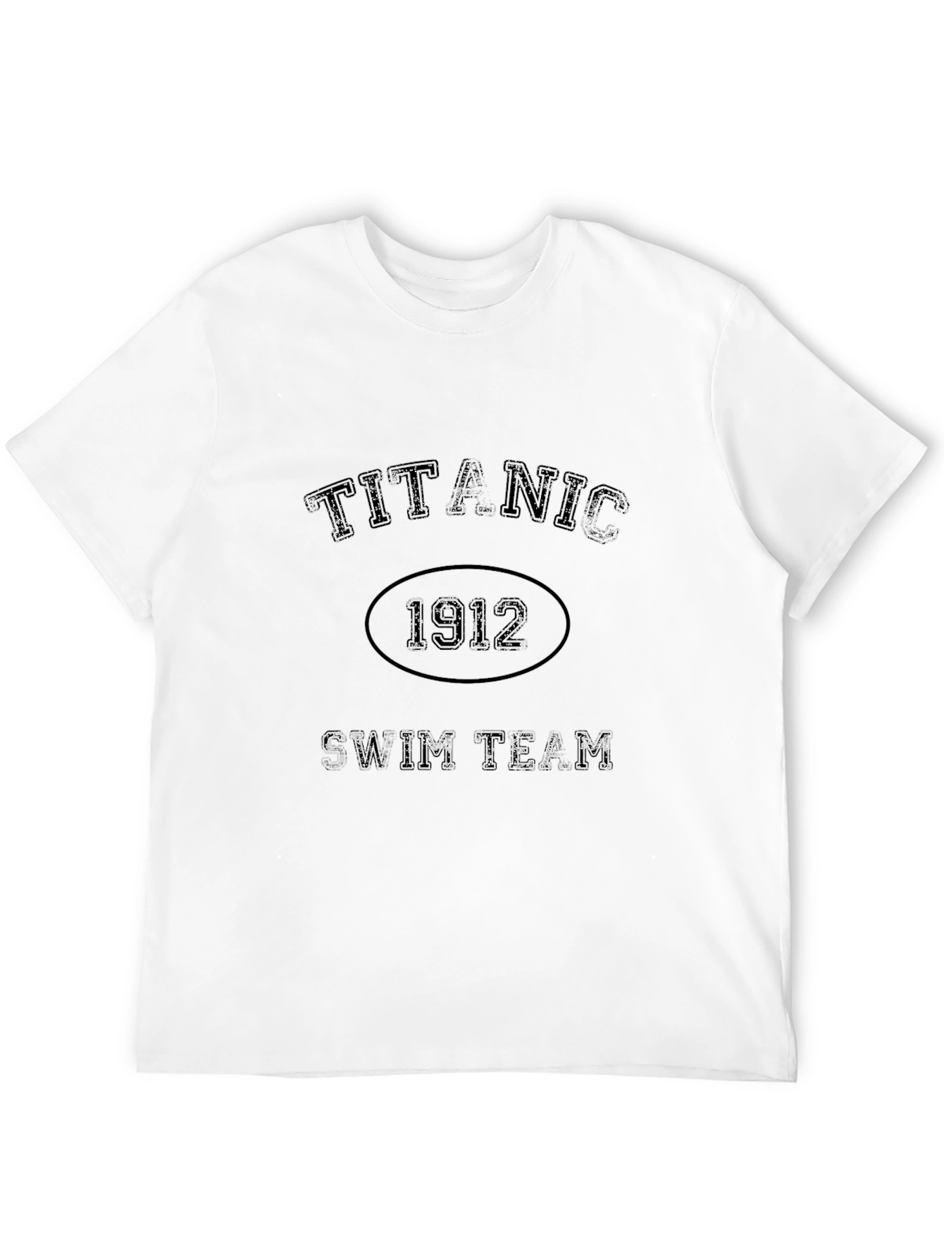 Titanic Swim Team 1912 Black T-Shirt