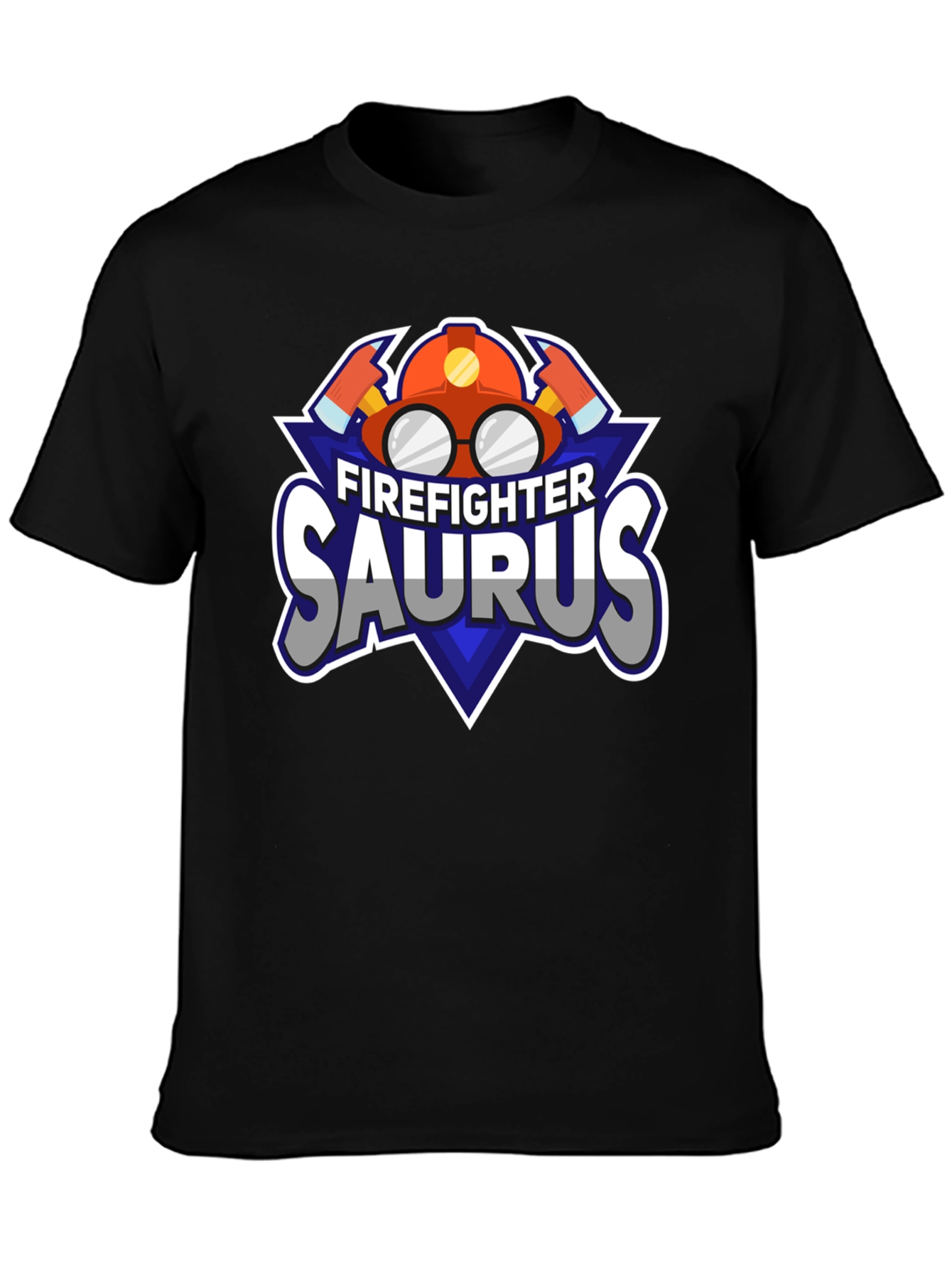 Firefighter Saurus Graphic T-Shirt