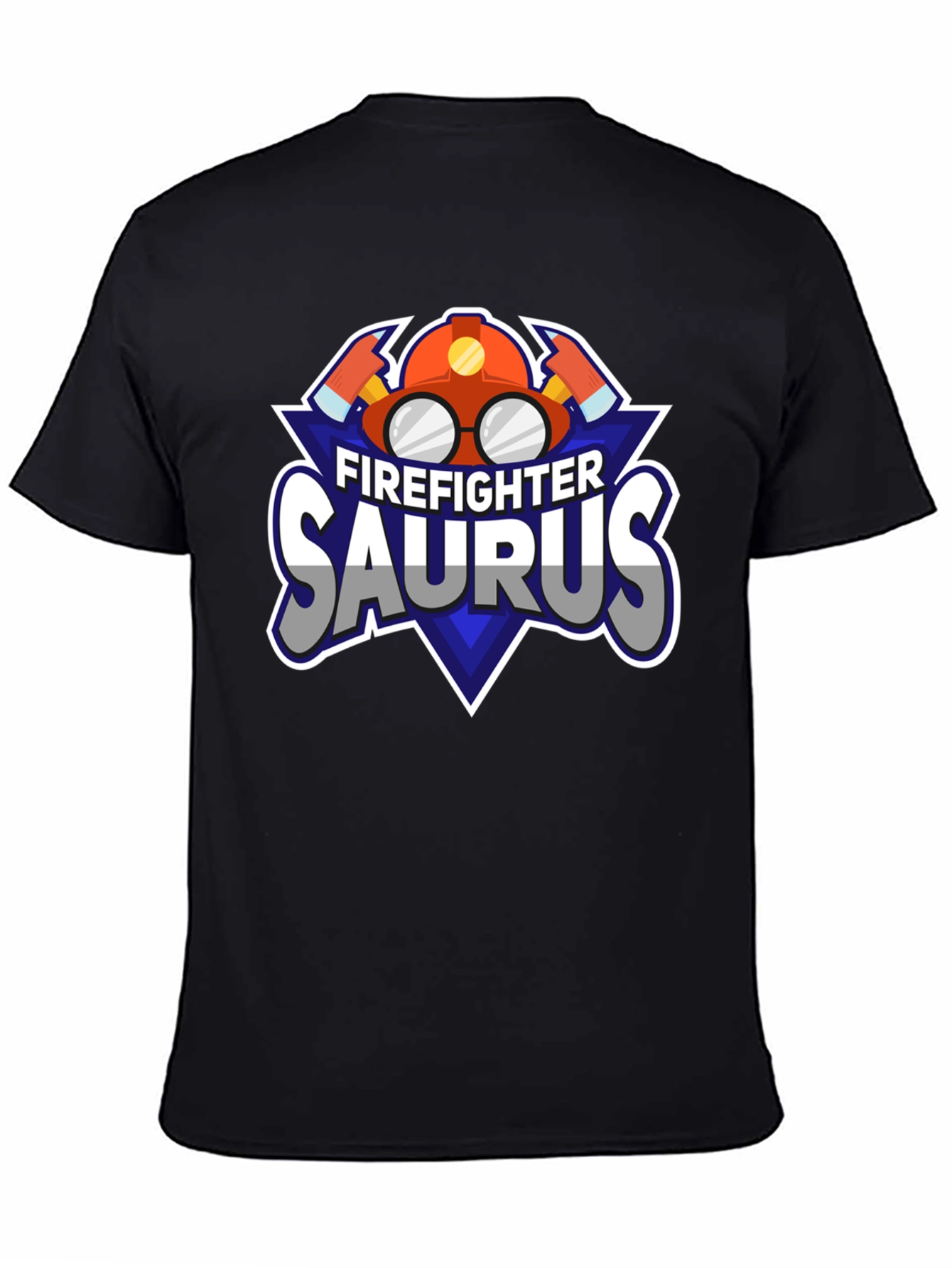 Firefighter Saurus Graphic T-Shirt