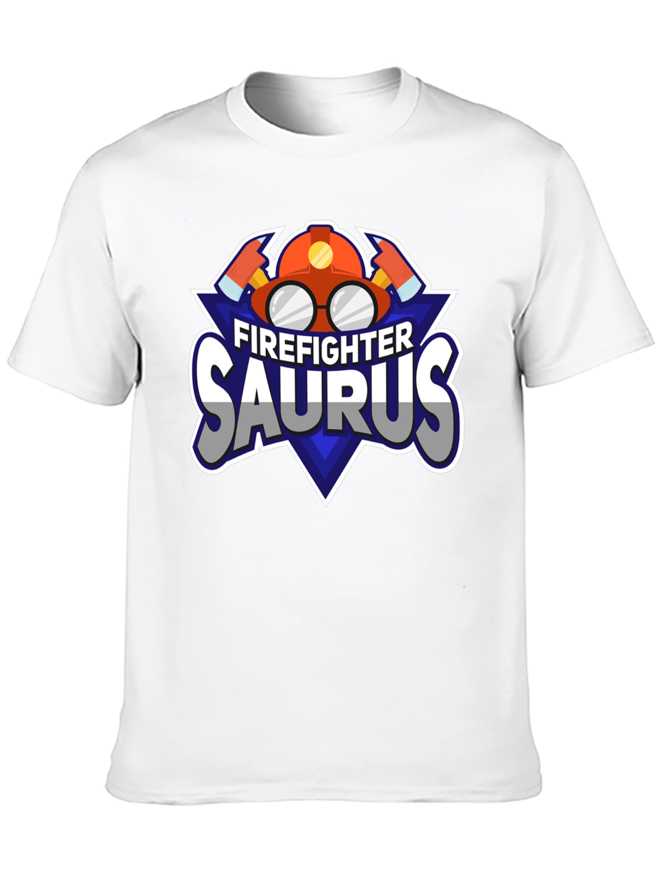 Firefighter Saurus Graphic T-Shirt