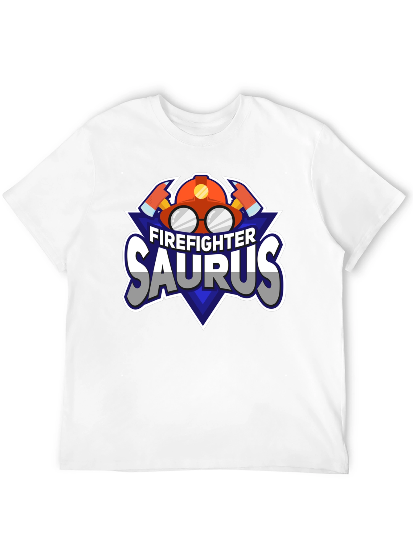 Firefighter Saurus Graphic T-Shirt