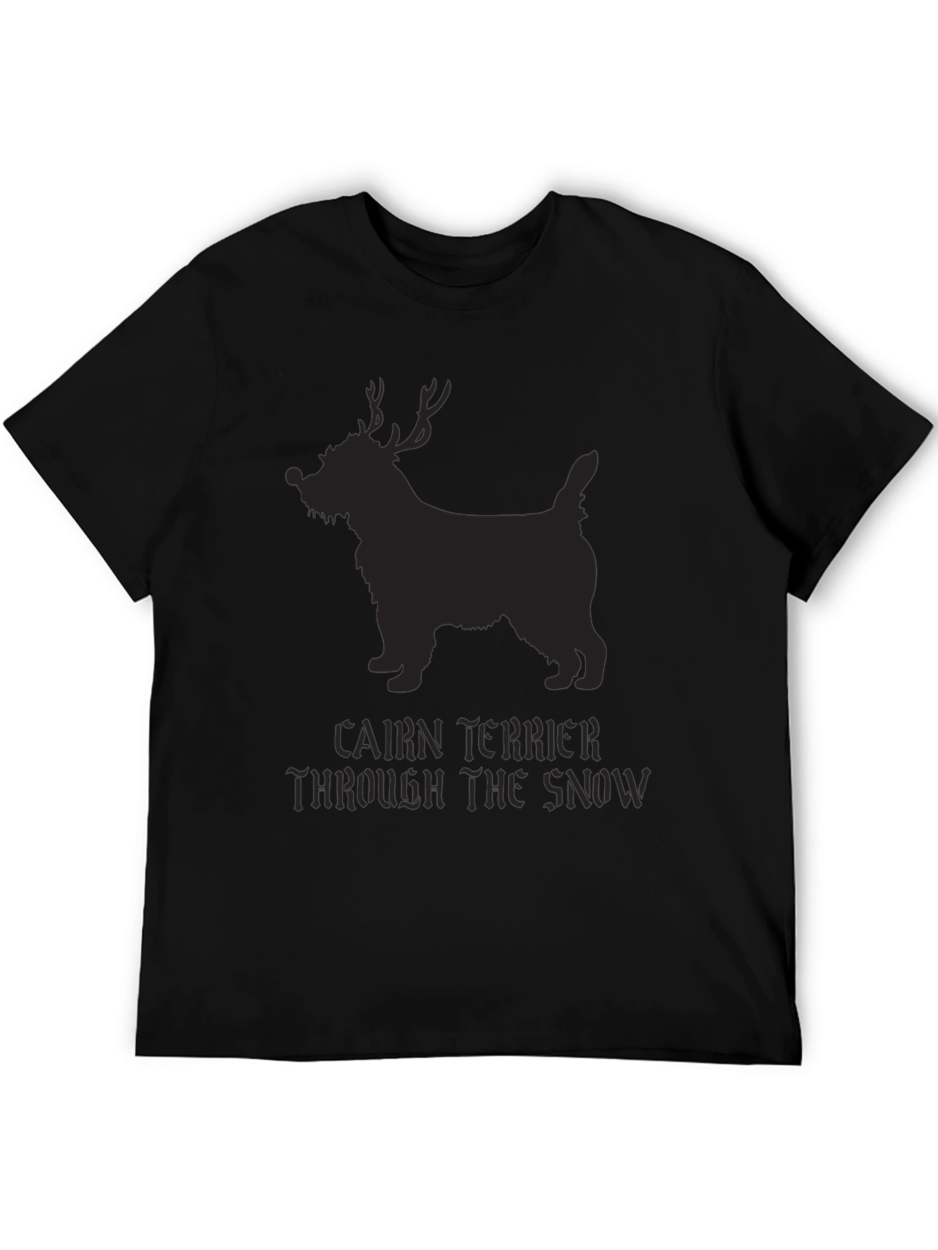 Cairn Terrier Reindeer T-Shirt