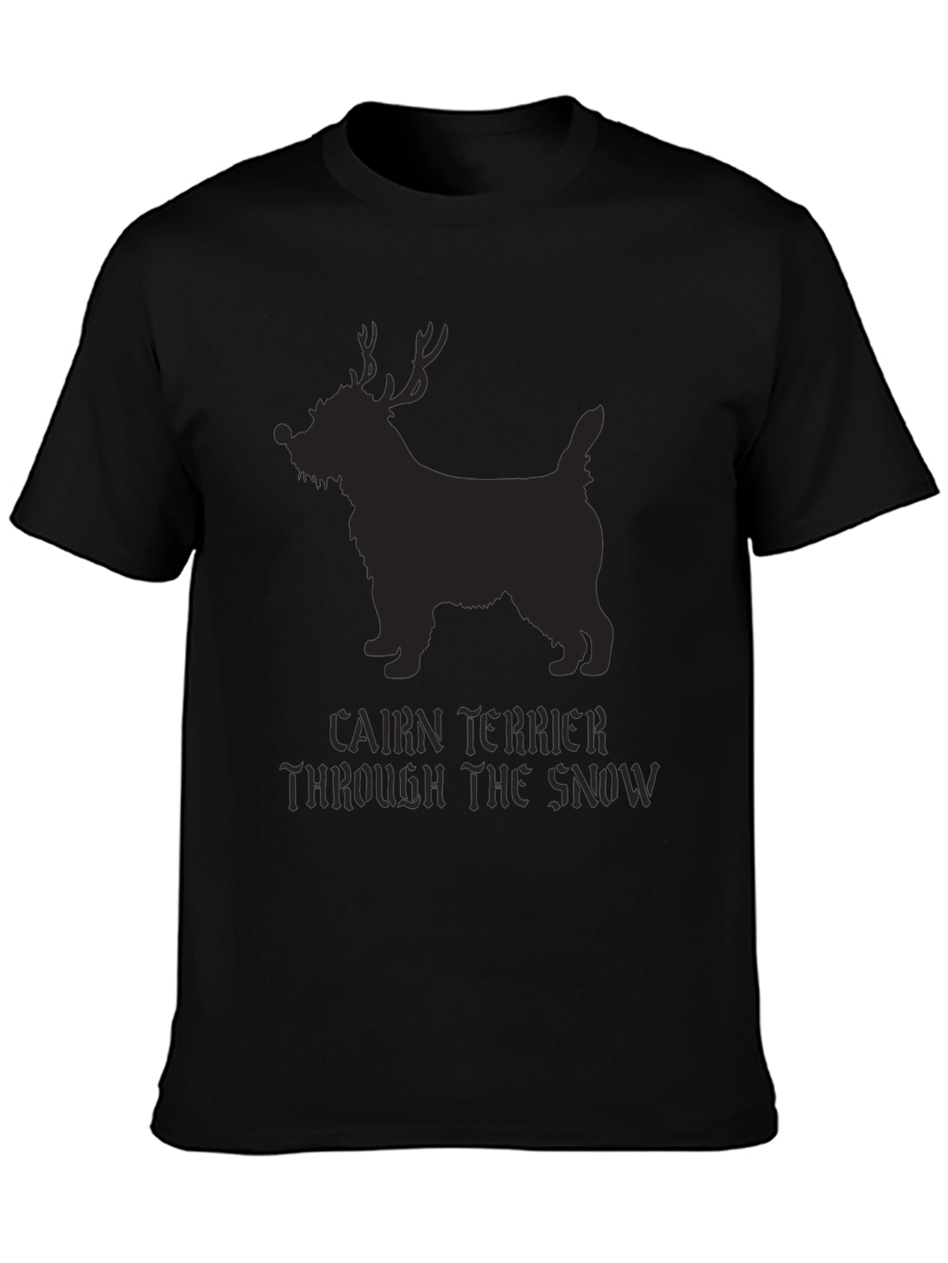 Cairn Terrier Reindeer T-Shirt