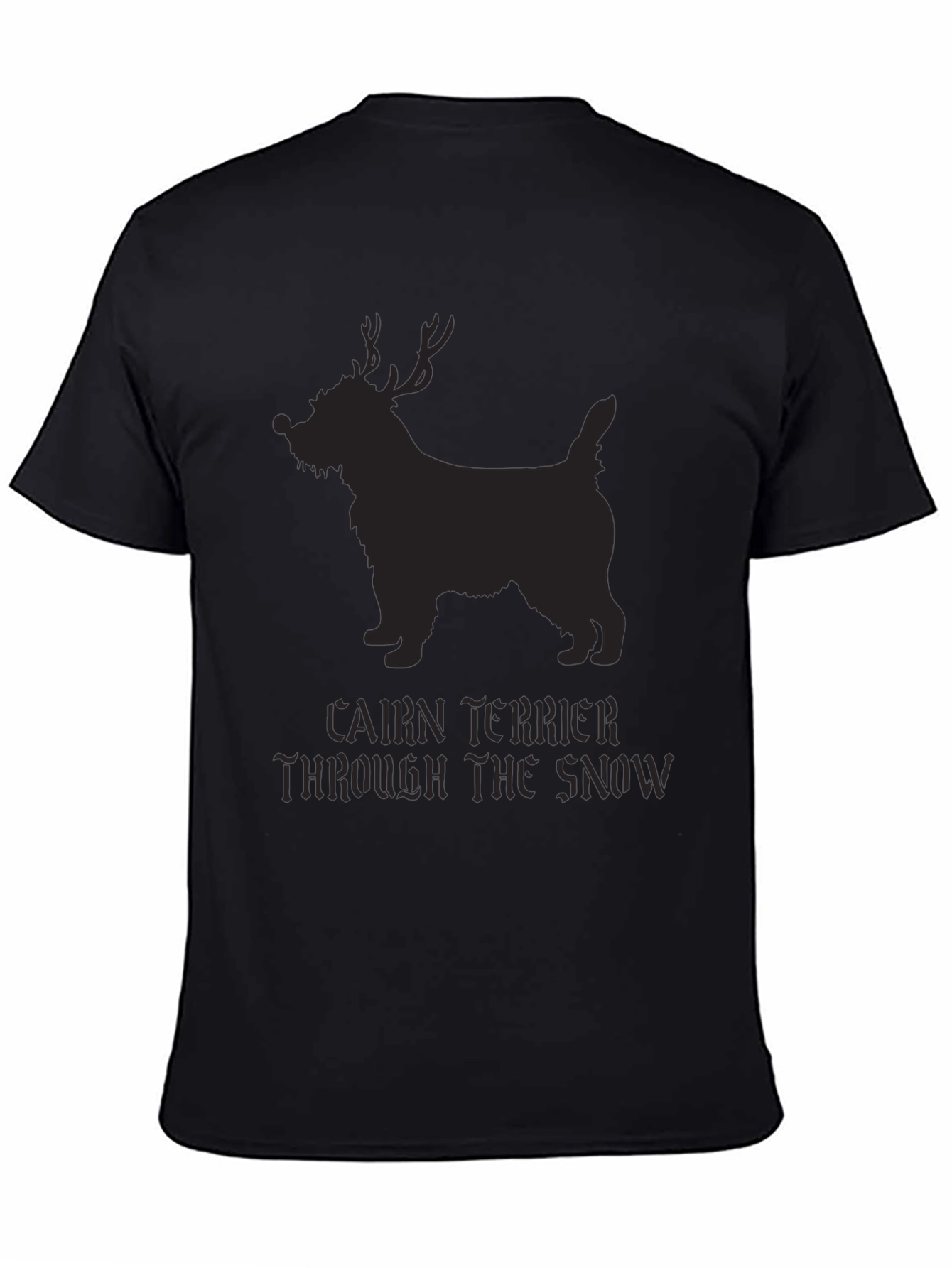 Cairn Terrier Reindeer T-Shirt
