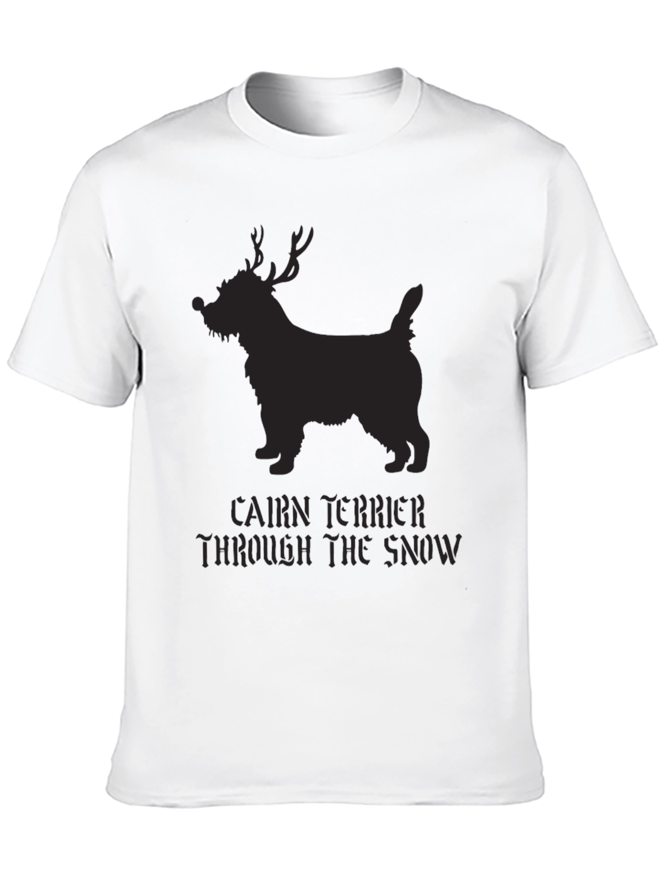 Cairn Terrier Reindeer T-Shirt