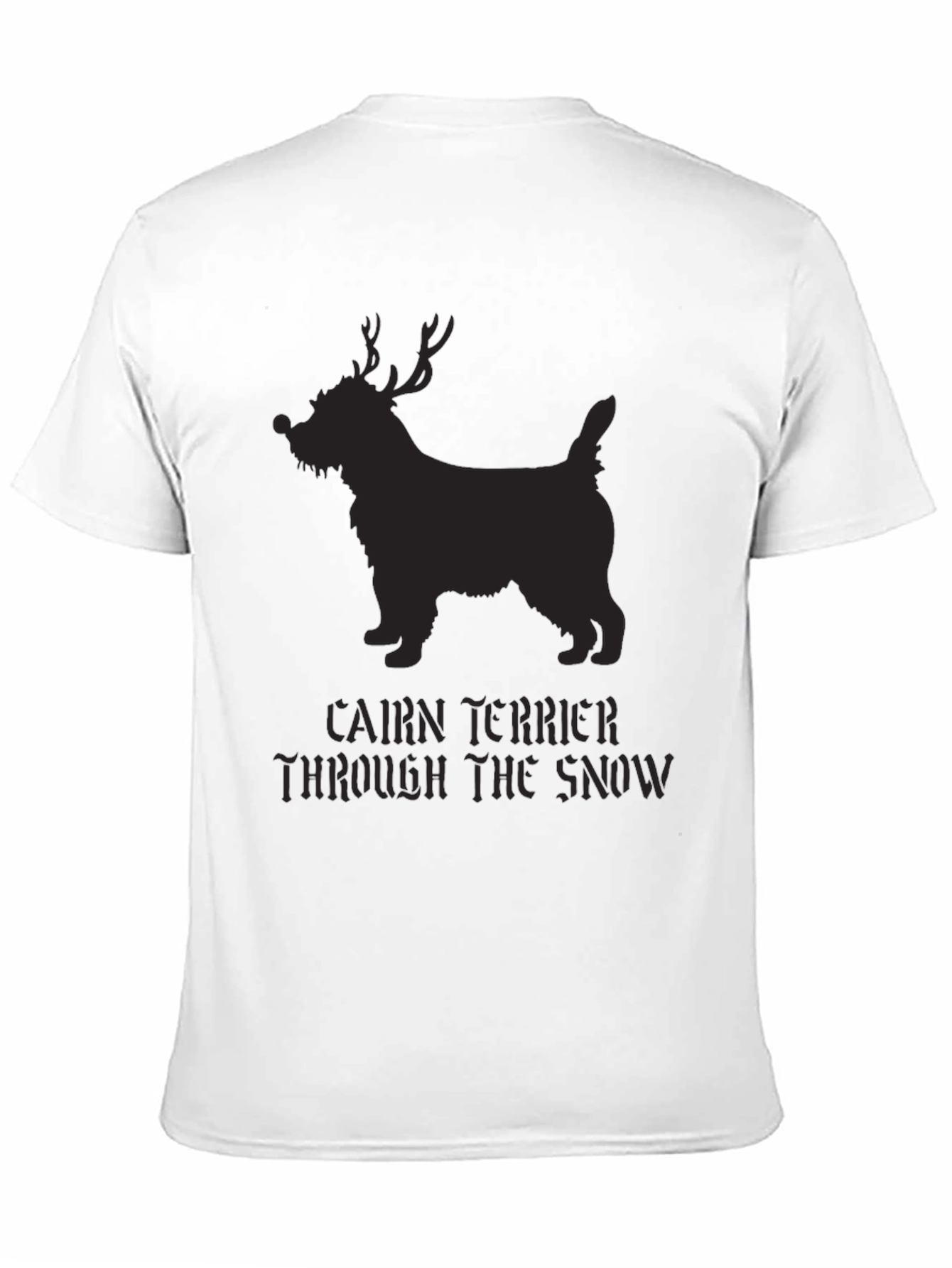 Cairn Terrier Reindeer T-Shirt