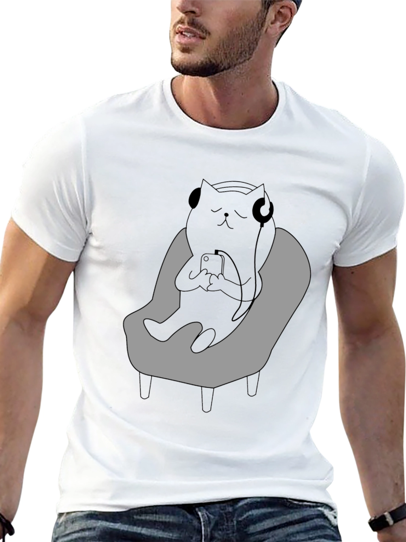 Cool Cat Relaxing T-Shirt