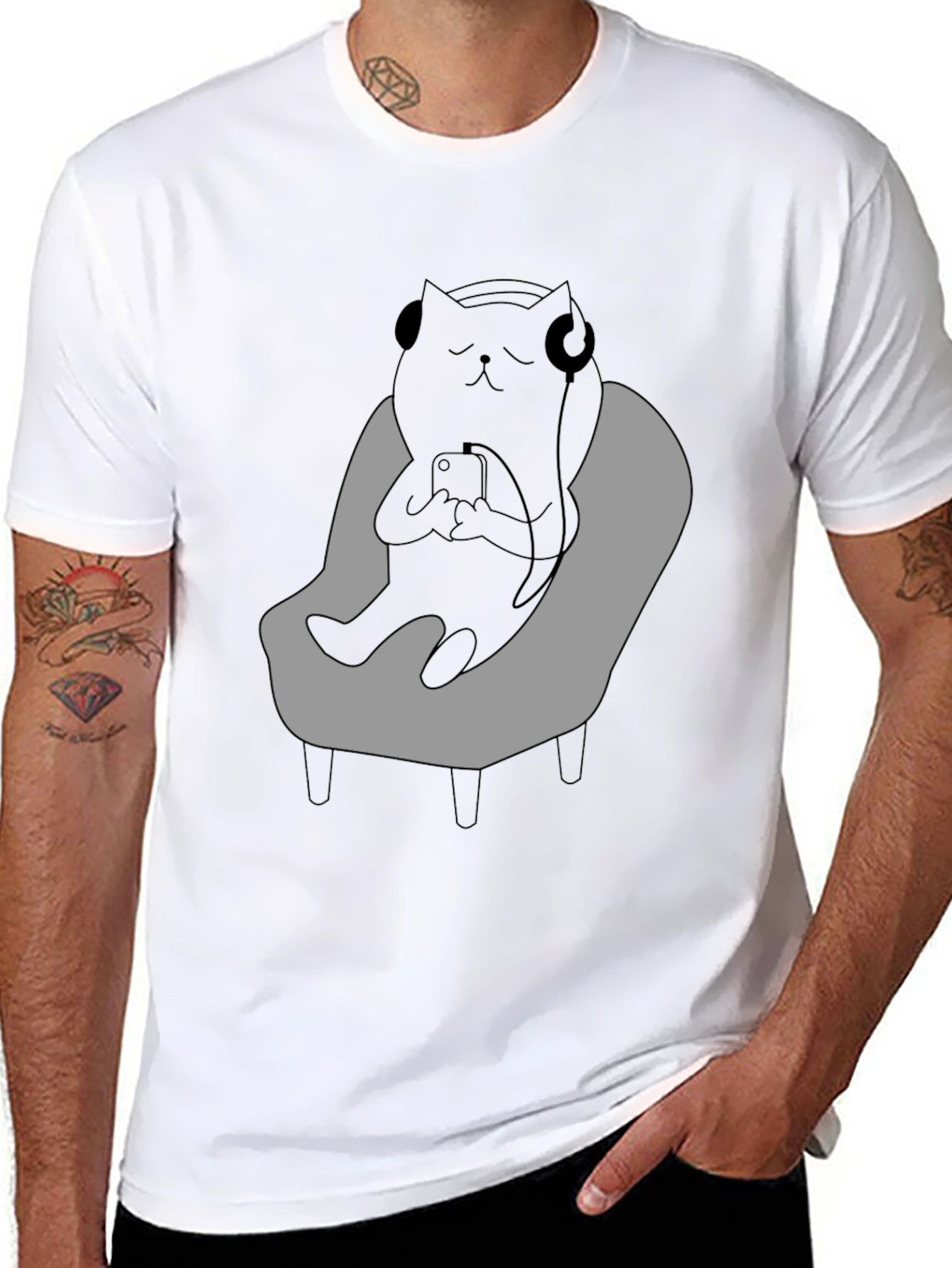 Cool Cat Relaxing T-Shirt