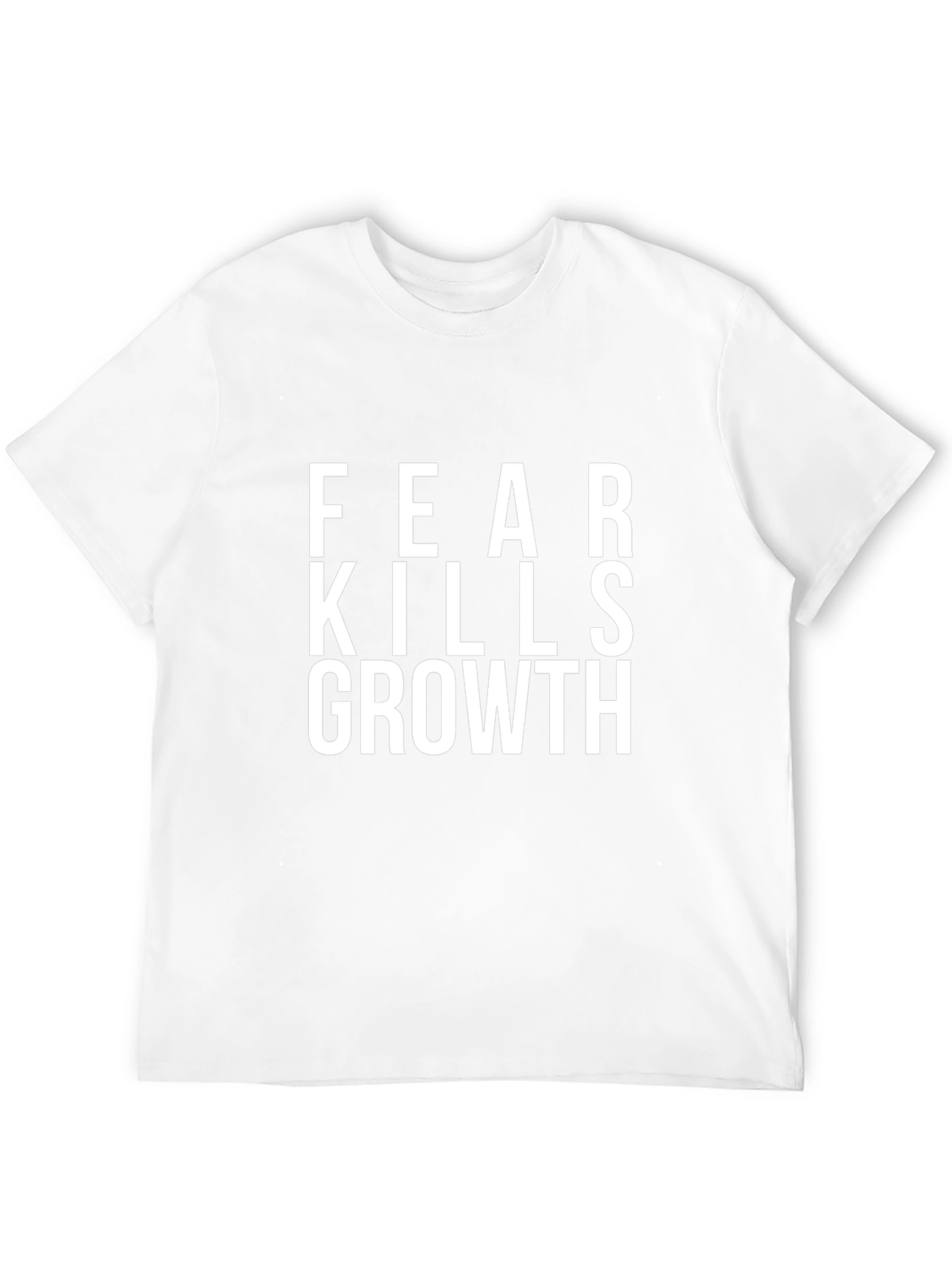 Fear Kills Growth Graphic T-Shirt - Black