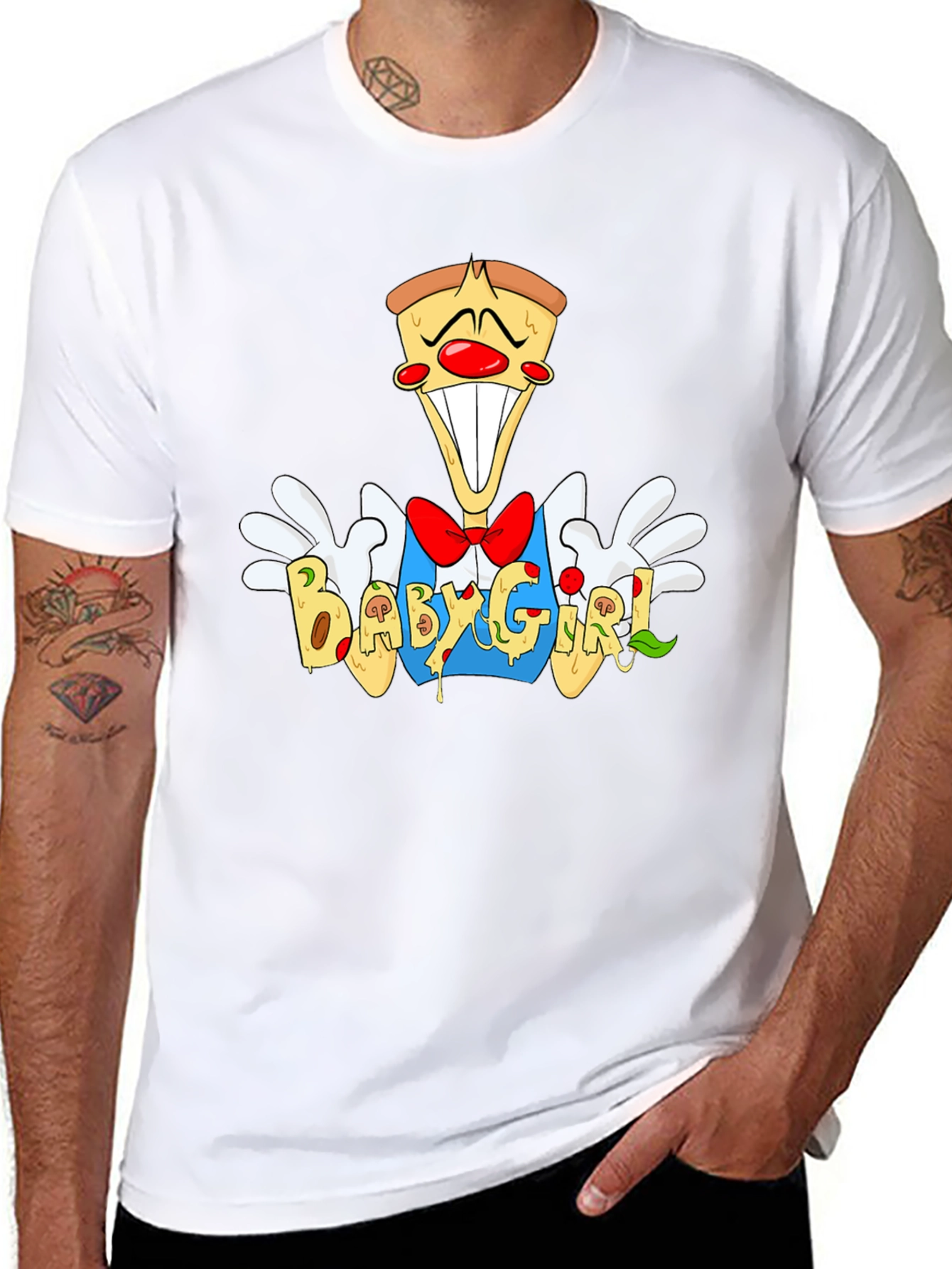 Pizza Clown Babygirl Graphic Tee - Unisex