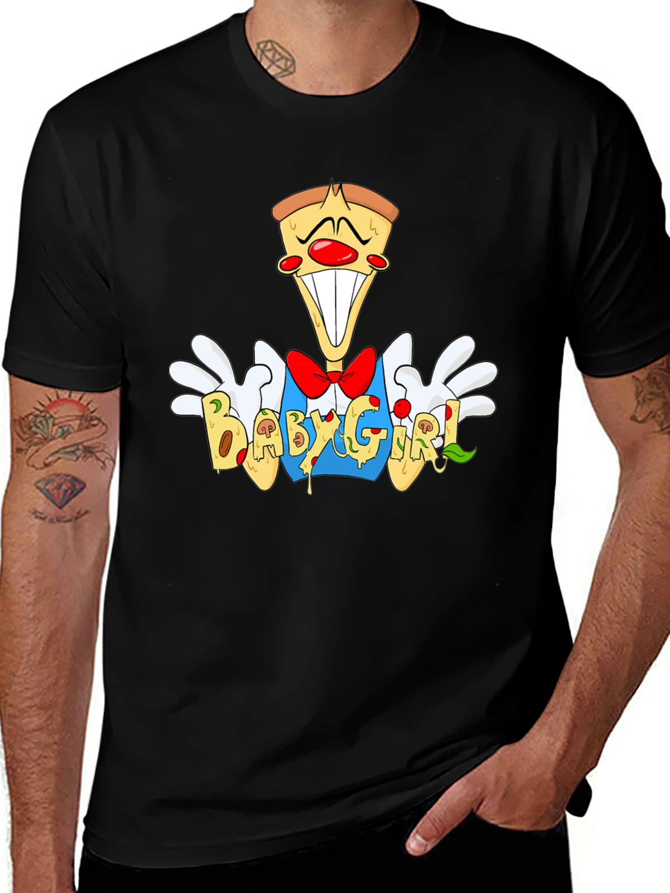 Pizza Clown Babygirl Graphic Tee - Unisex