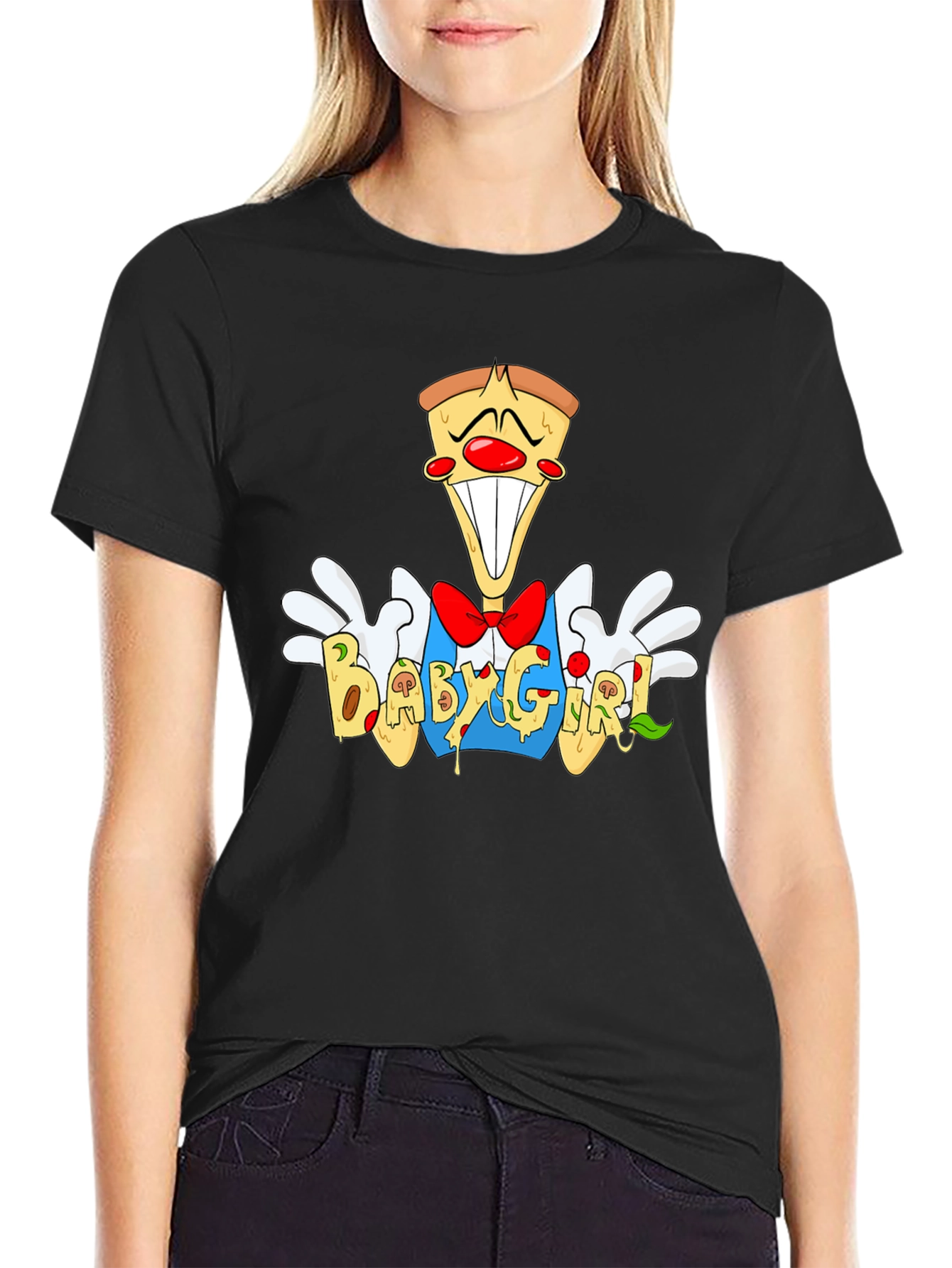 Pizza Clown Babygirl Graphic Tee - Unisex