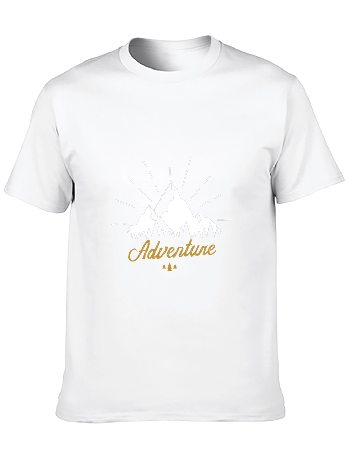 Adventure Mountain Graphic Tee - Black