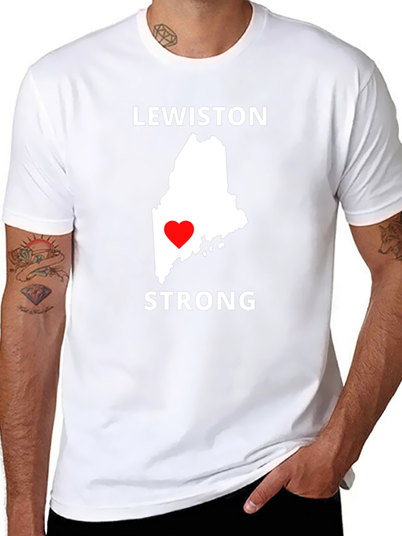 Lewiston Strong T-Shirt - Maine Love