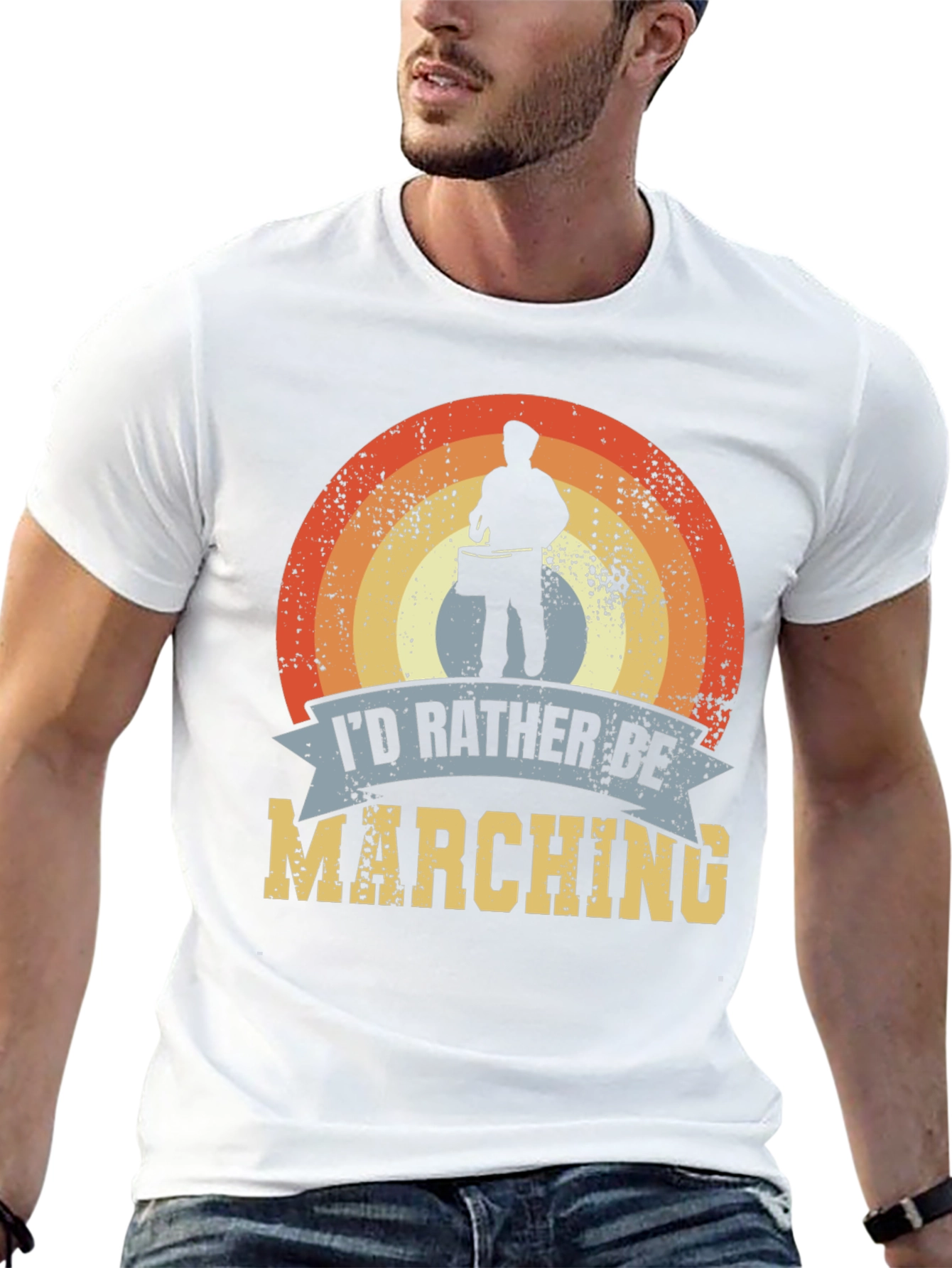 Marching Band T-Shirt: Id Rather Be Marching