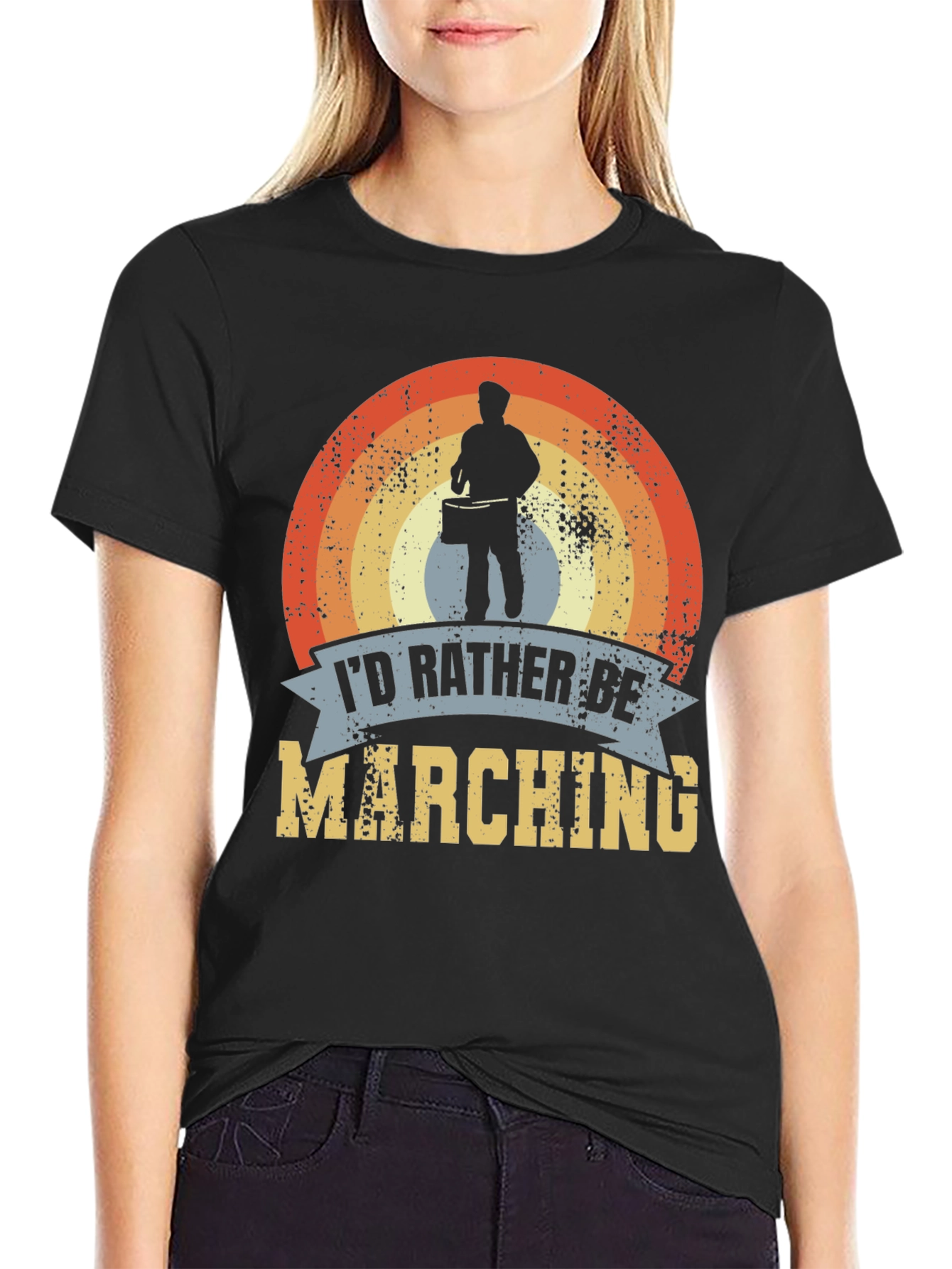 Marching Band T-Shirt: Id Rather Be Marching