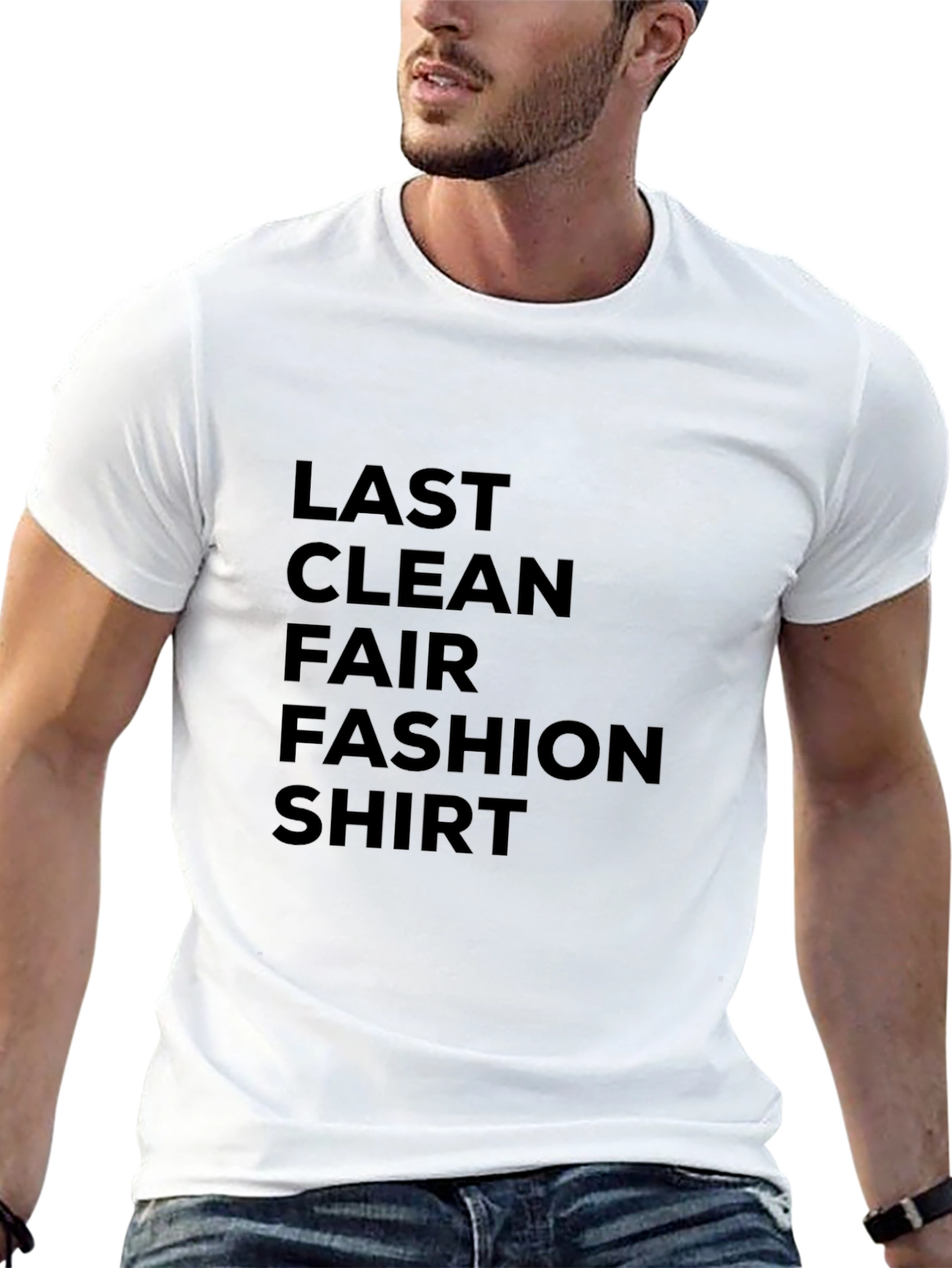 Last Clean Fair Fashion Shirt - Black Tee