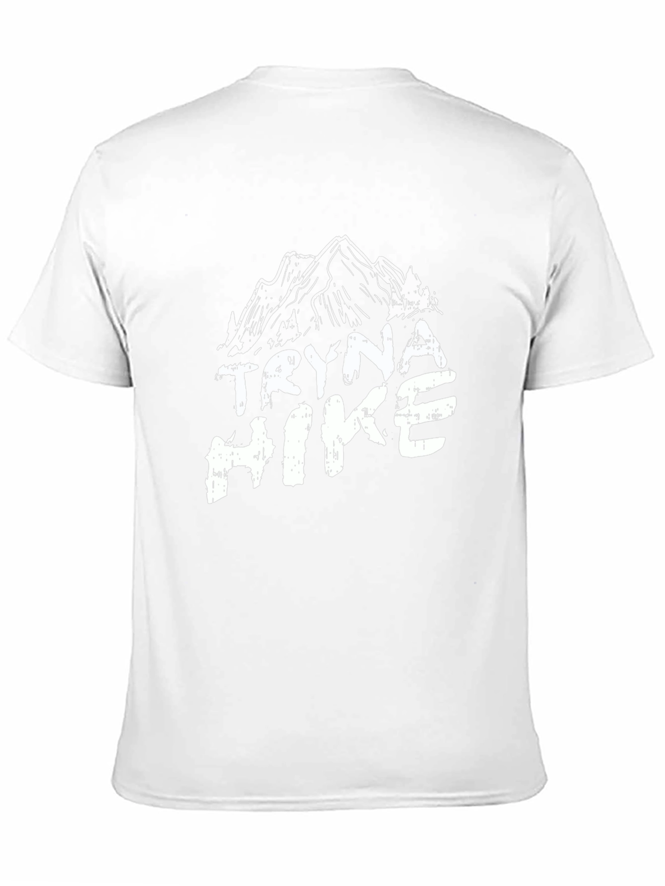 Tryna Hike Mountain Graphic Tee - Black