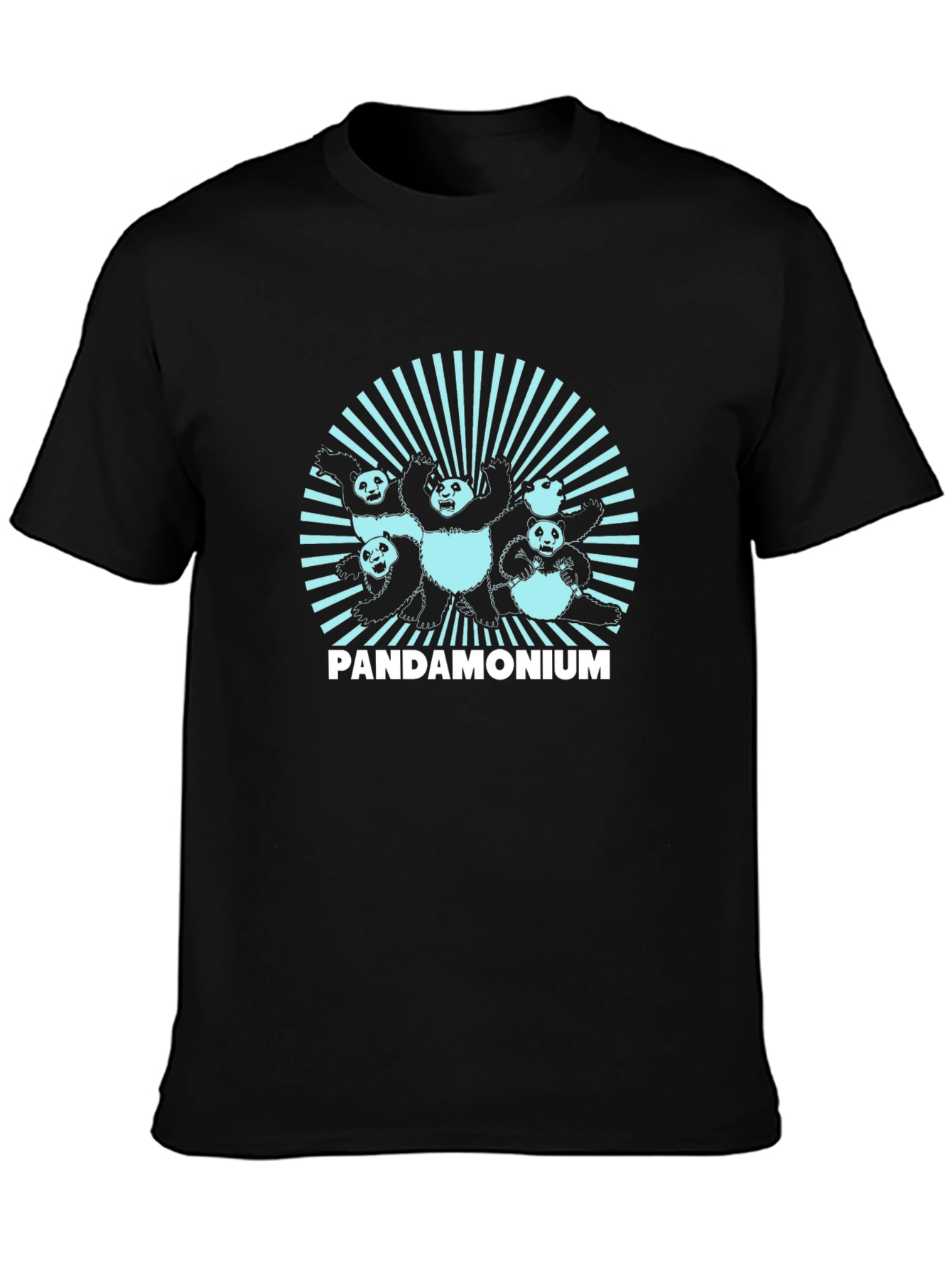 Pandamonium Graphic Tee - Cool Panda Design