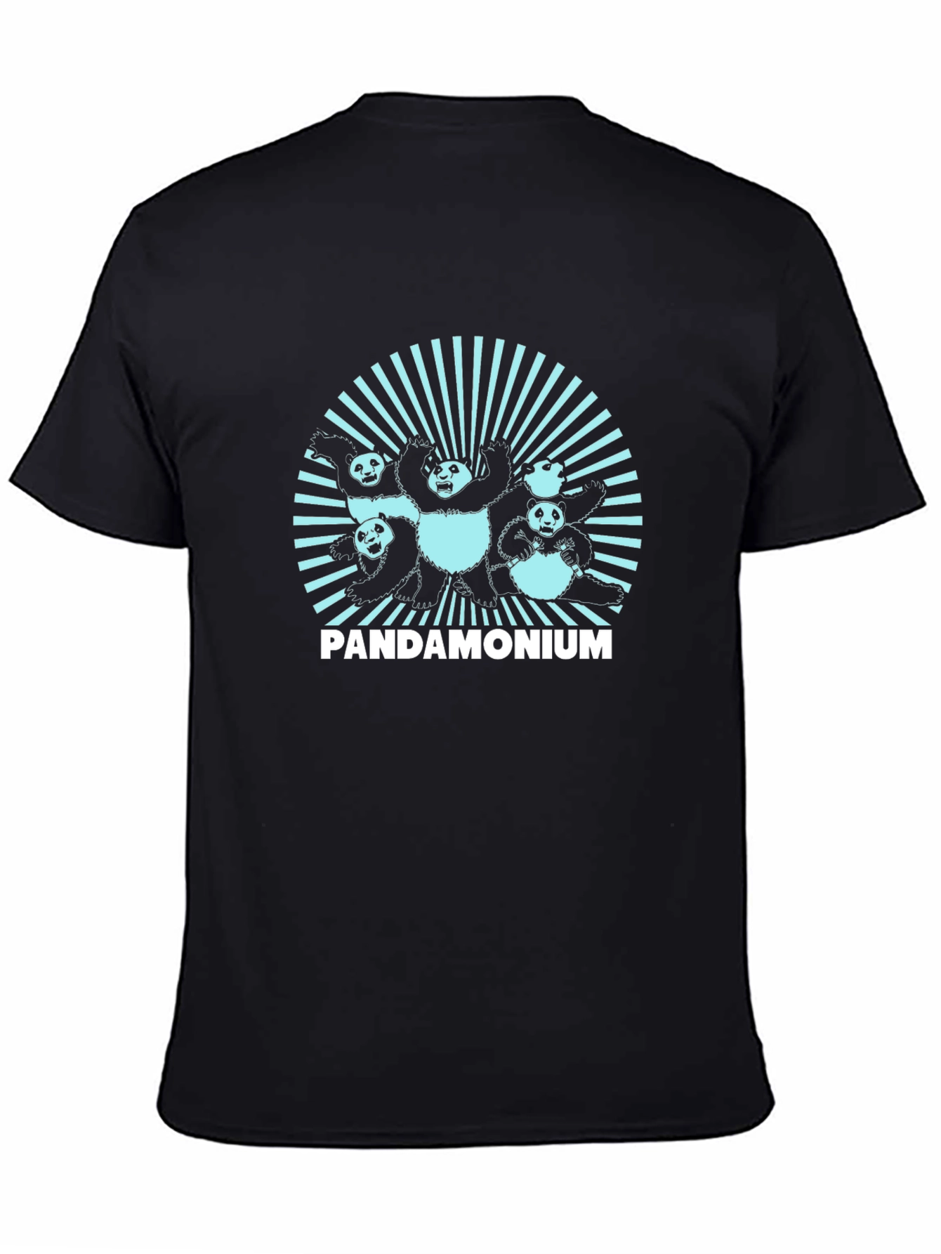 Pandamonium Graphic Tee - Cool Panda Design