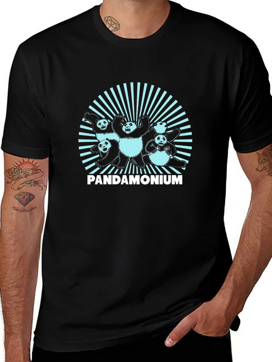 Pandamonium Graphic Tee - Cool Panda Design