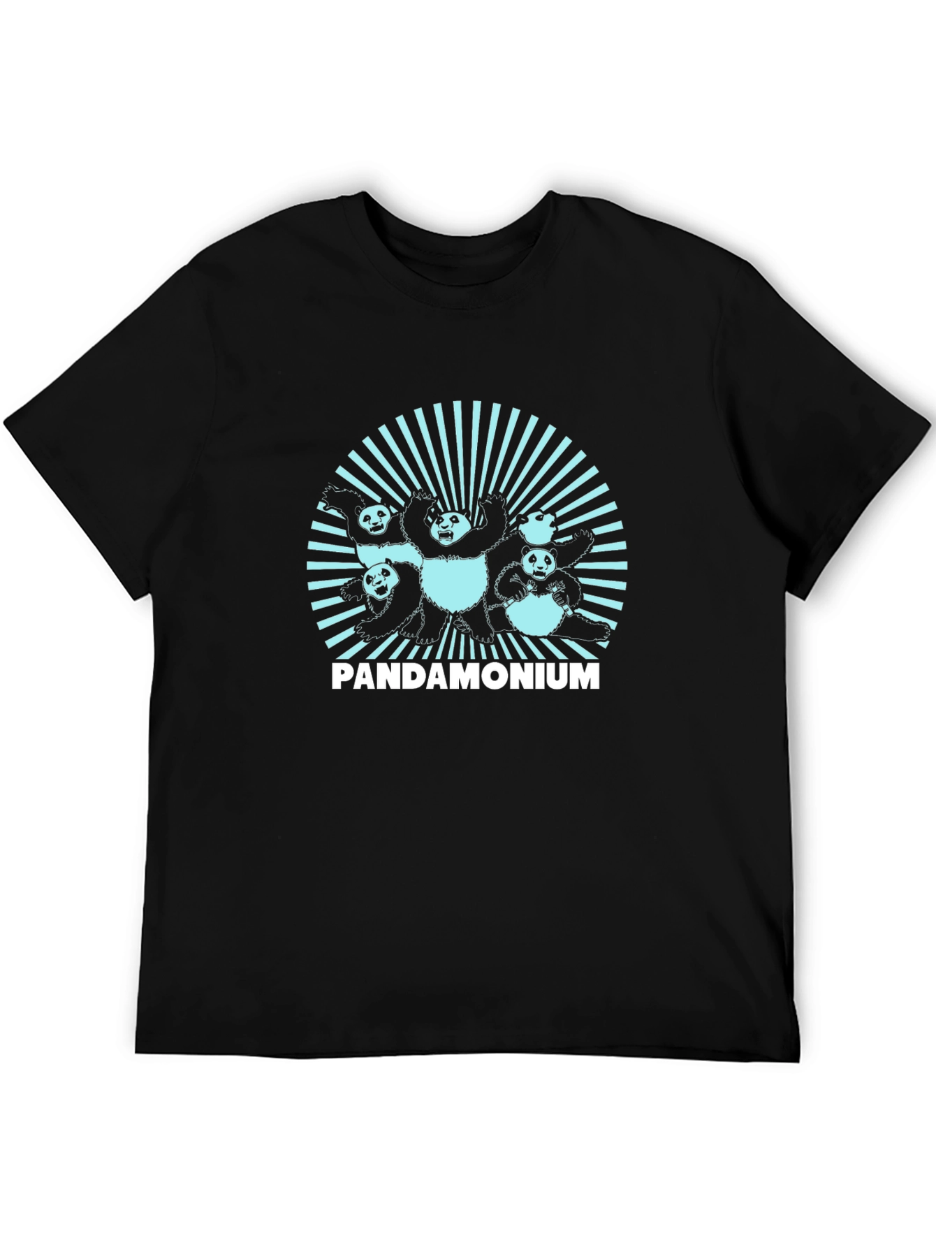 Pandamonium Graphic Tee - Cool Panda Design