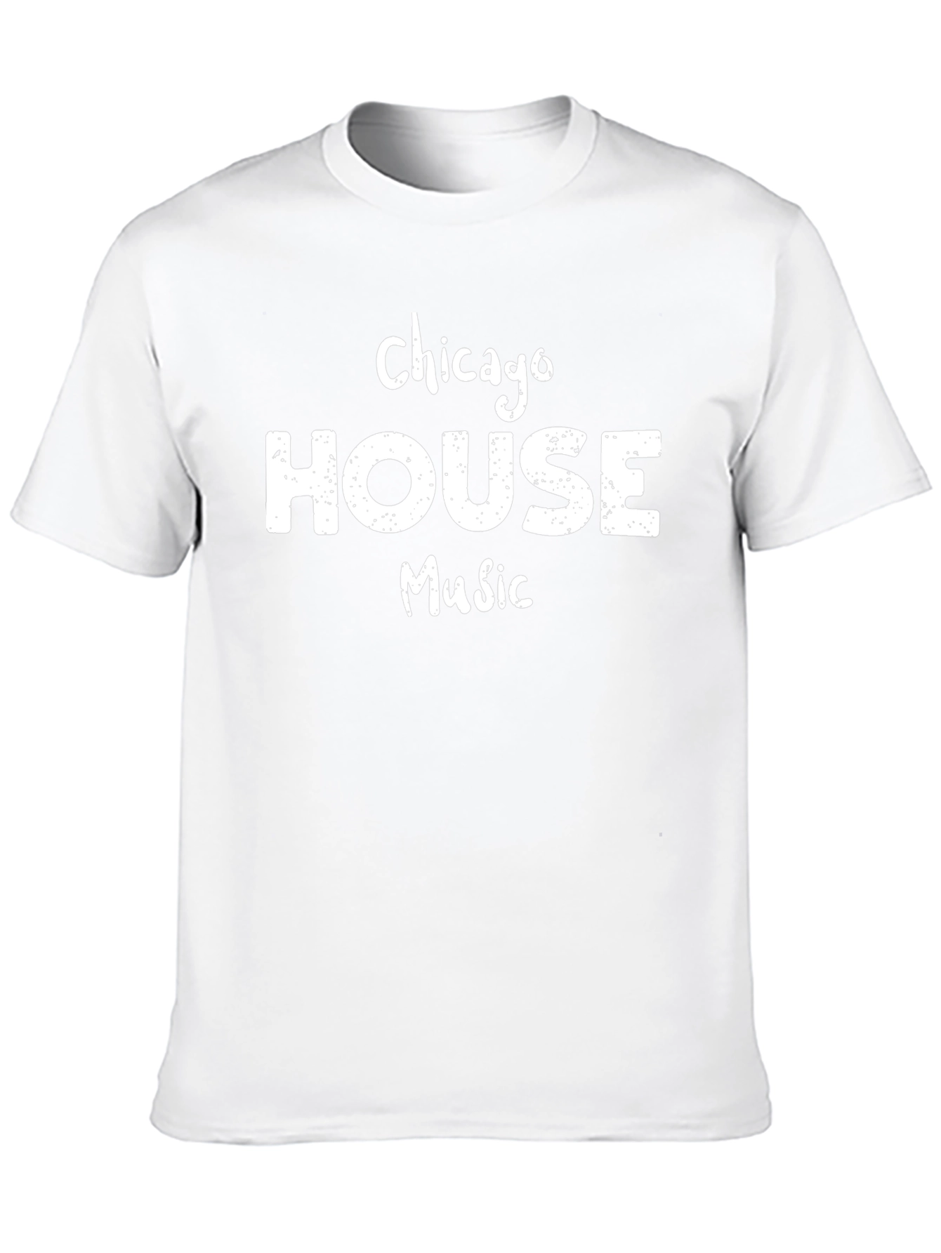 Chicago House Music Graphic T-Shirt - Black