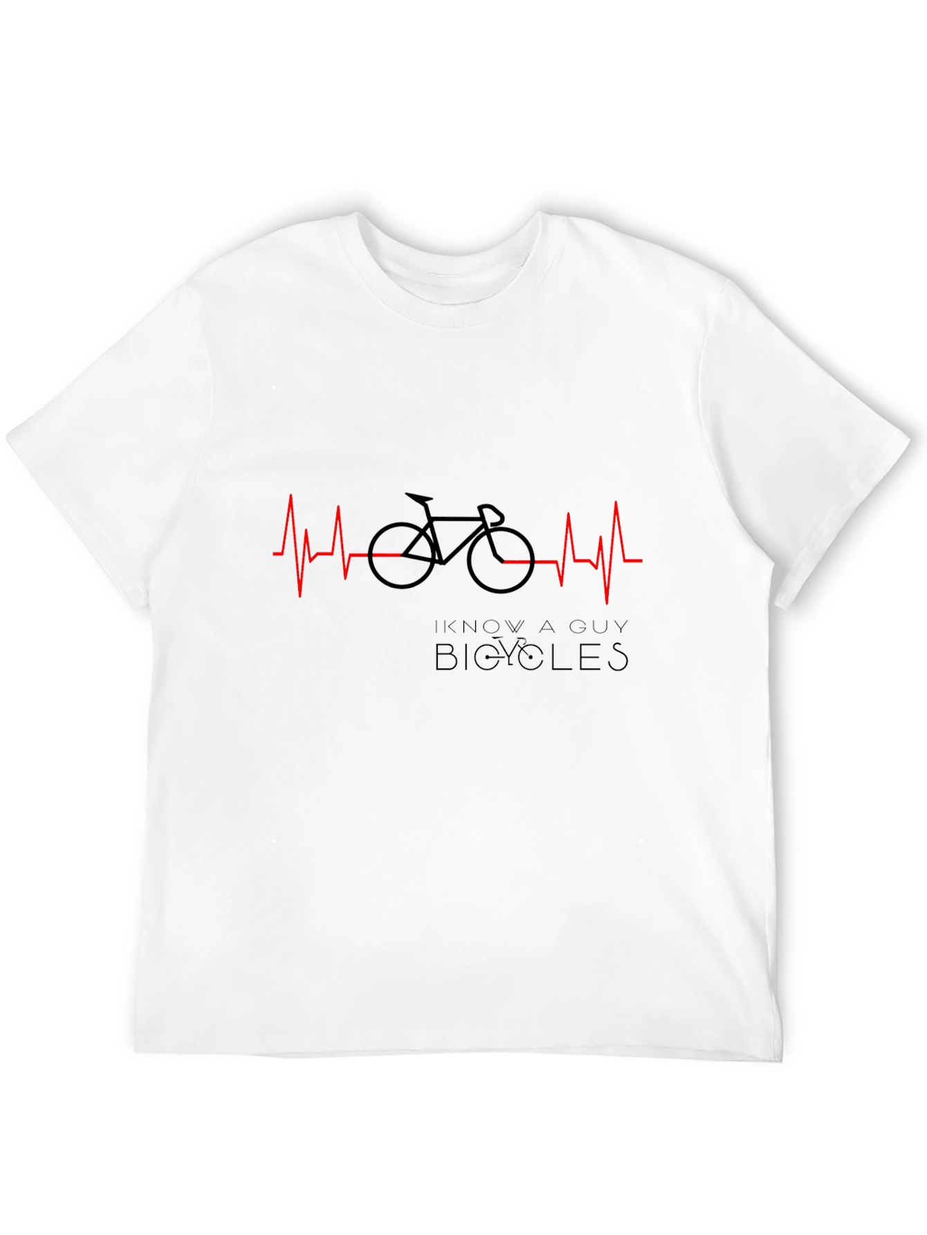 I Know A Guy Bicycles Graphic Tee - Black