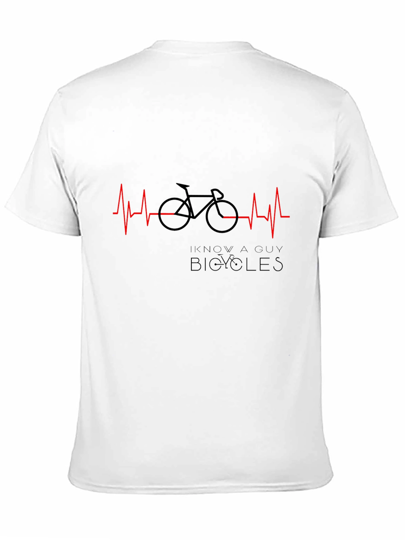 I Know A Guy Bicycles Graphic Tee - Black