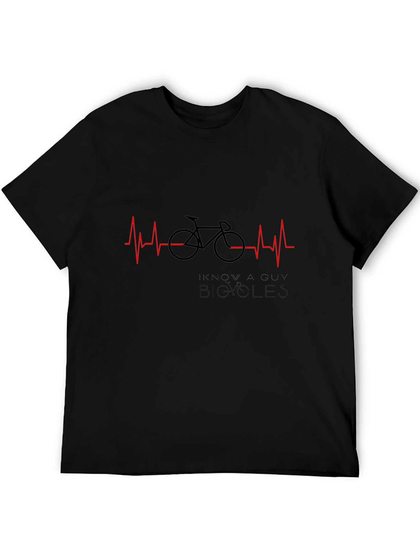 I Know A Guy Bicycles Graphic Tee - Black