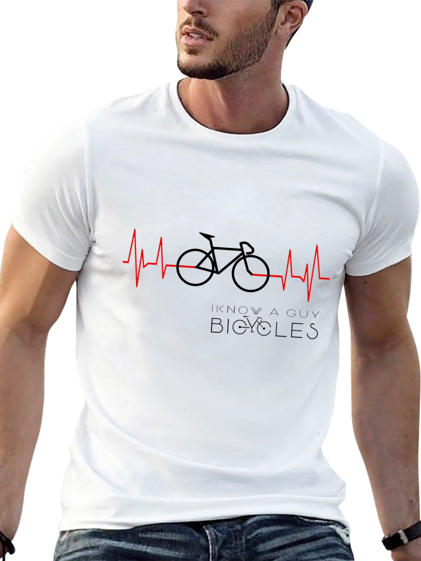 I Know A Guy Bicycles Graphic Tee - Black