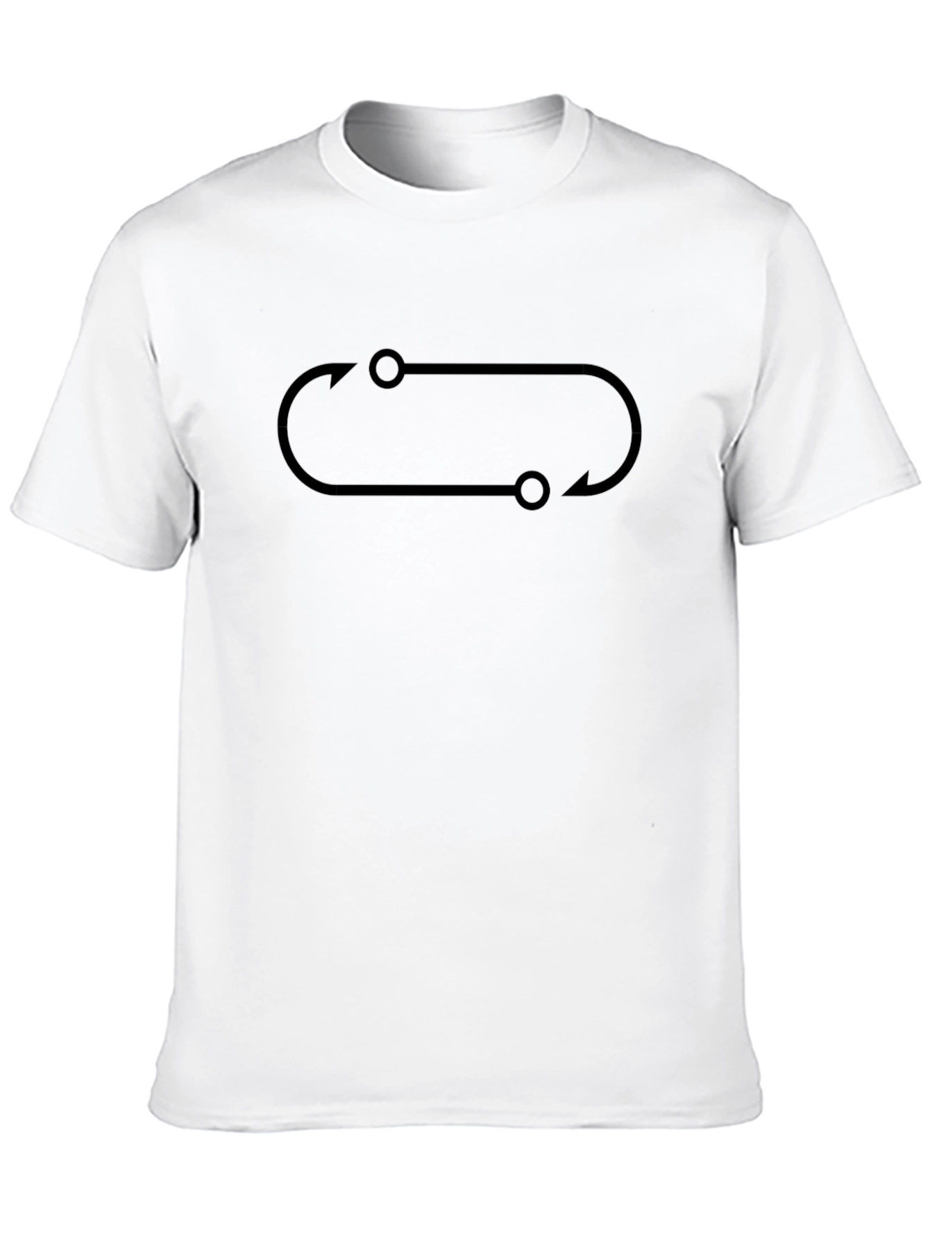 Modern Minimalist Loop T-Shirt - Unique Style