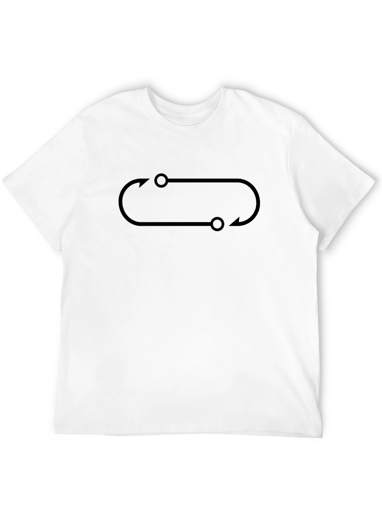 Modern Minimalist Loop T-Shirt - Unique Style