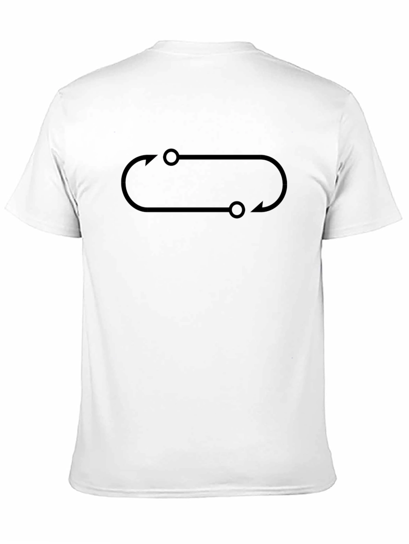 Modern Minimalist Loop T-Shirt - Unique Style