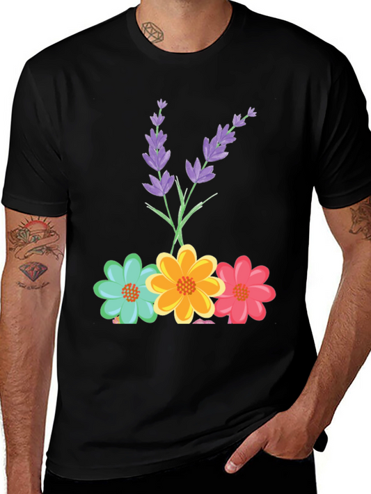 Floral Bouquet Graphic Tee - Stylish & Comfortable
